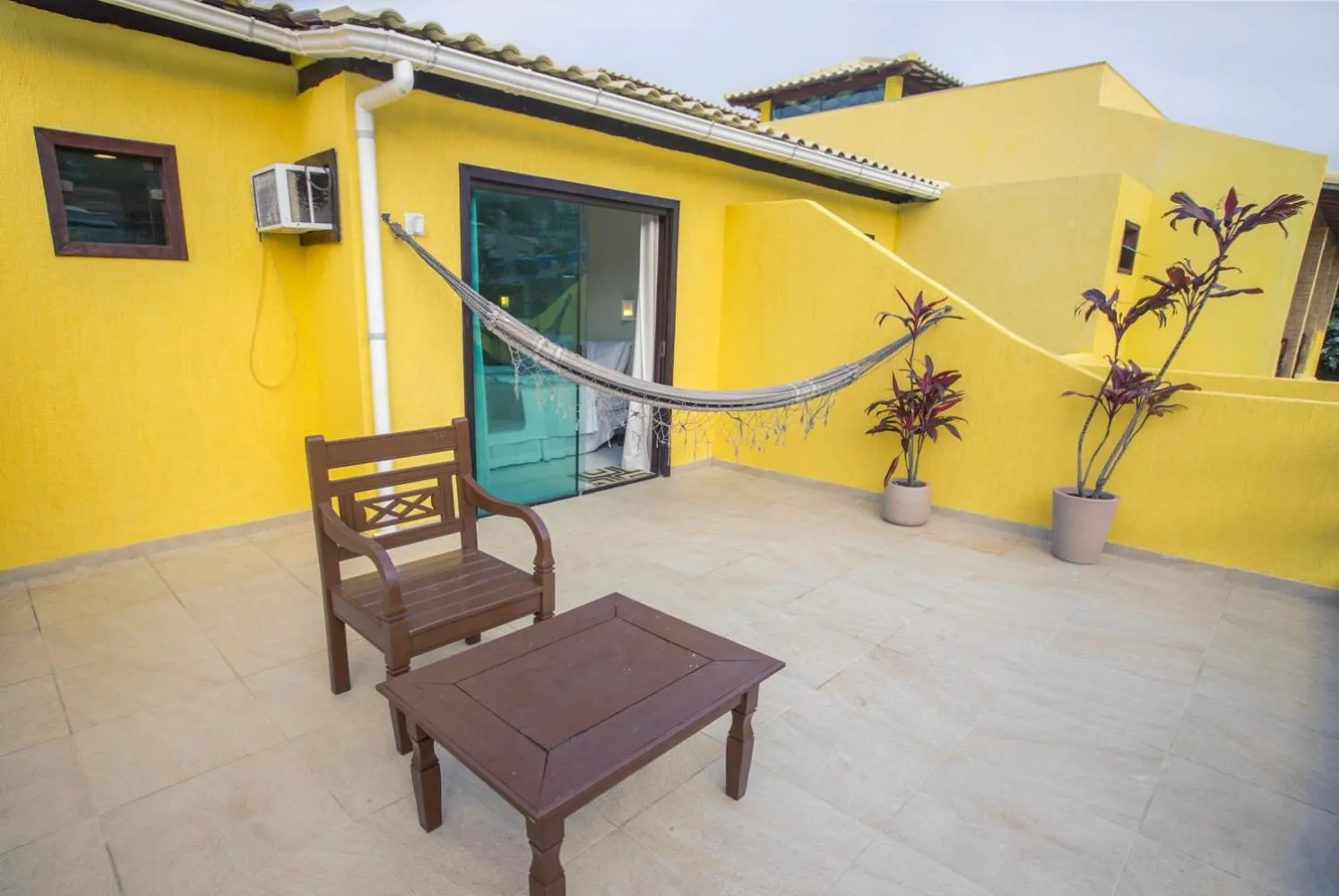 Balcony/Terrace in Costa Dourada Pousada