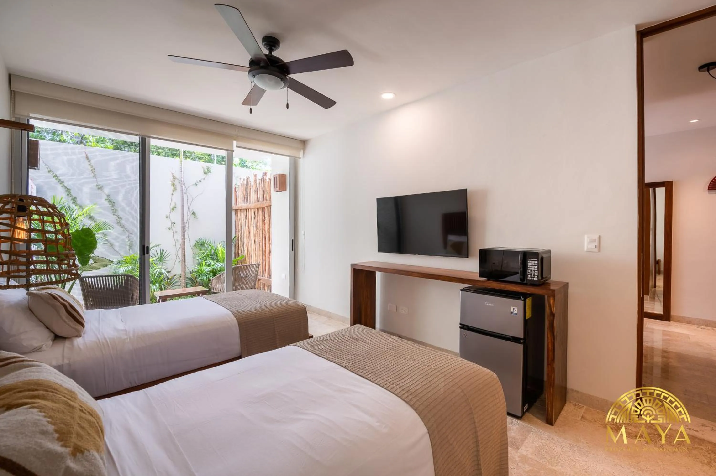 Bedroom, Bed in Nhoa Tulum Aparthotel by Maya PM