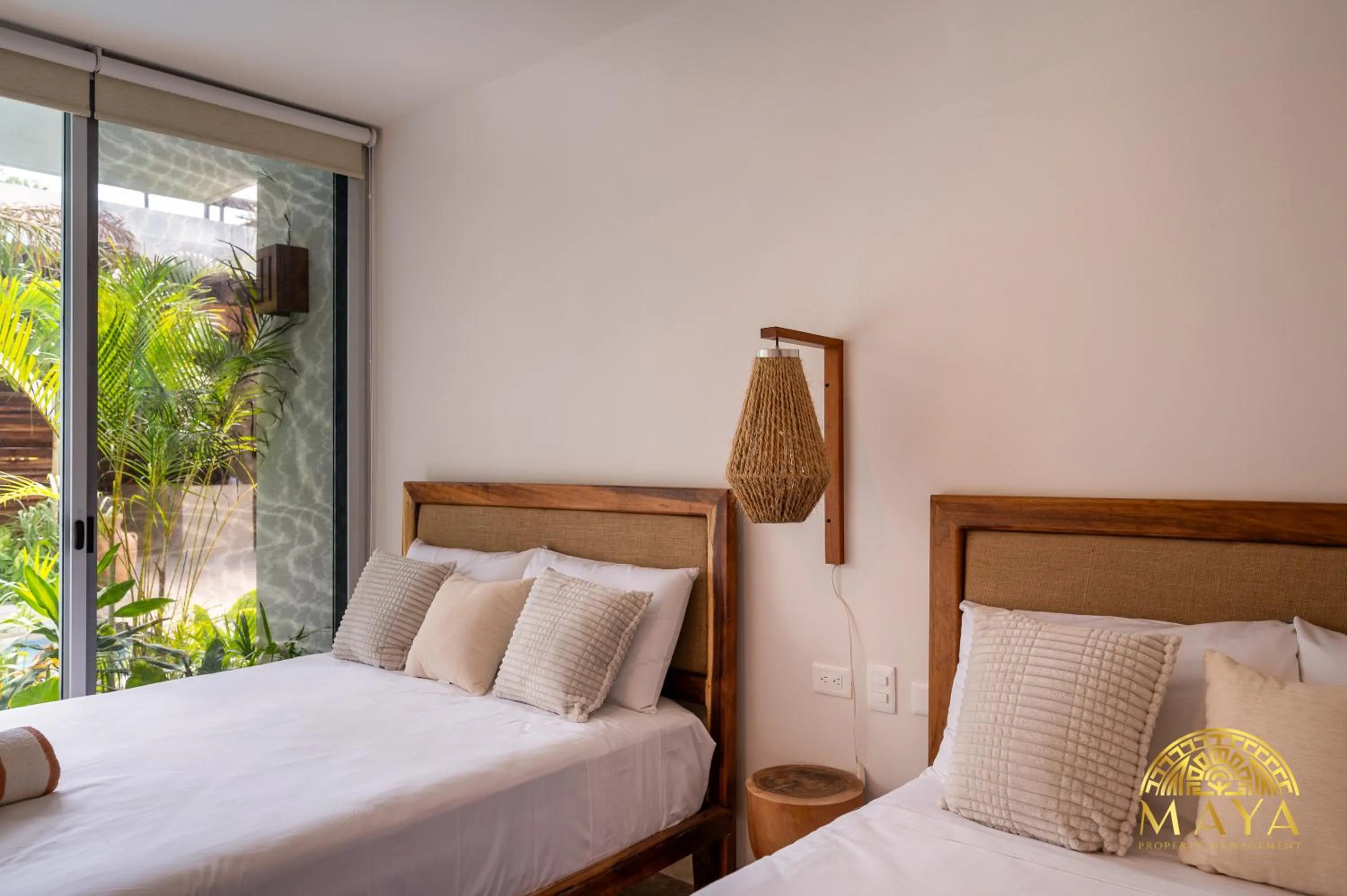 Bed in Nhoa Tulum Aparthotel by Maya PM