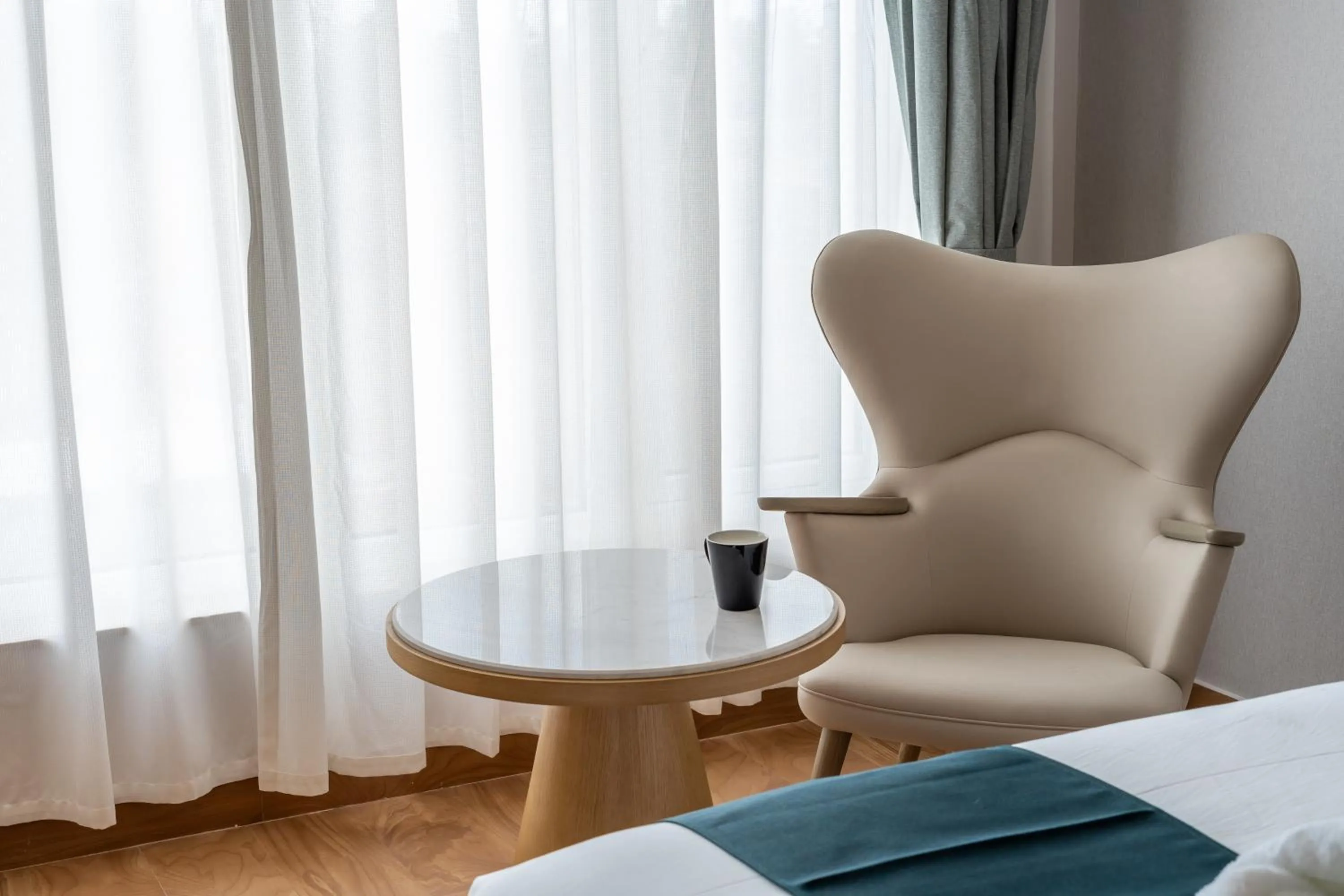 Seating area in Copper Leaf Hotels, Tirunelveli