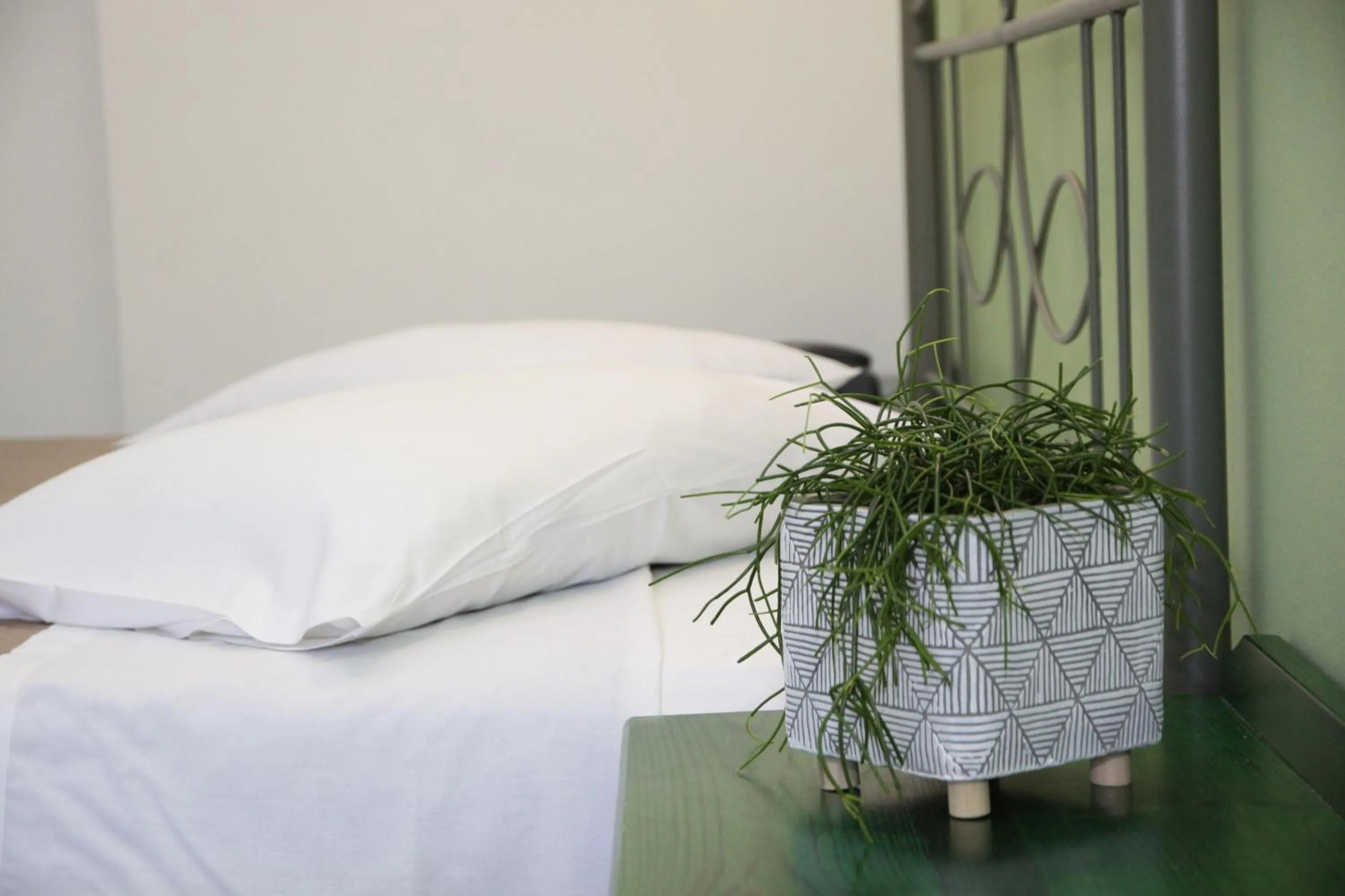 Bed in Apollon Hotel Apartments