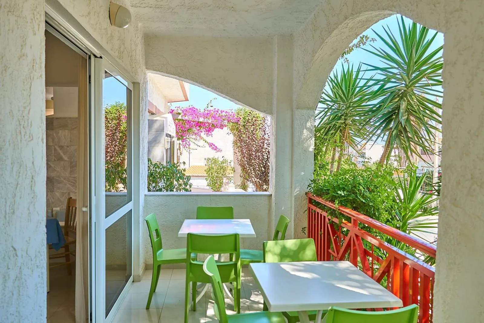 Garden view in Apollon Hotel Apartments