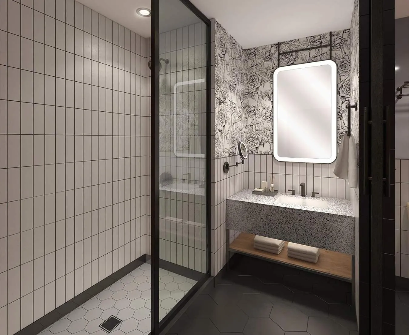 Shower in The Rose Gaming Resort