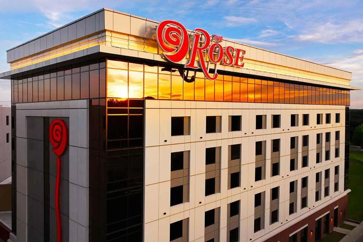 Property building in The Rose Gaming Resort