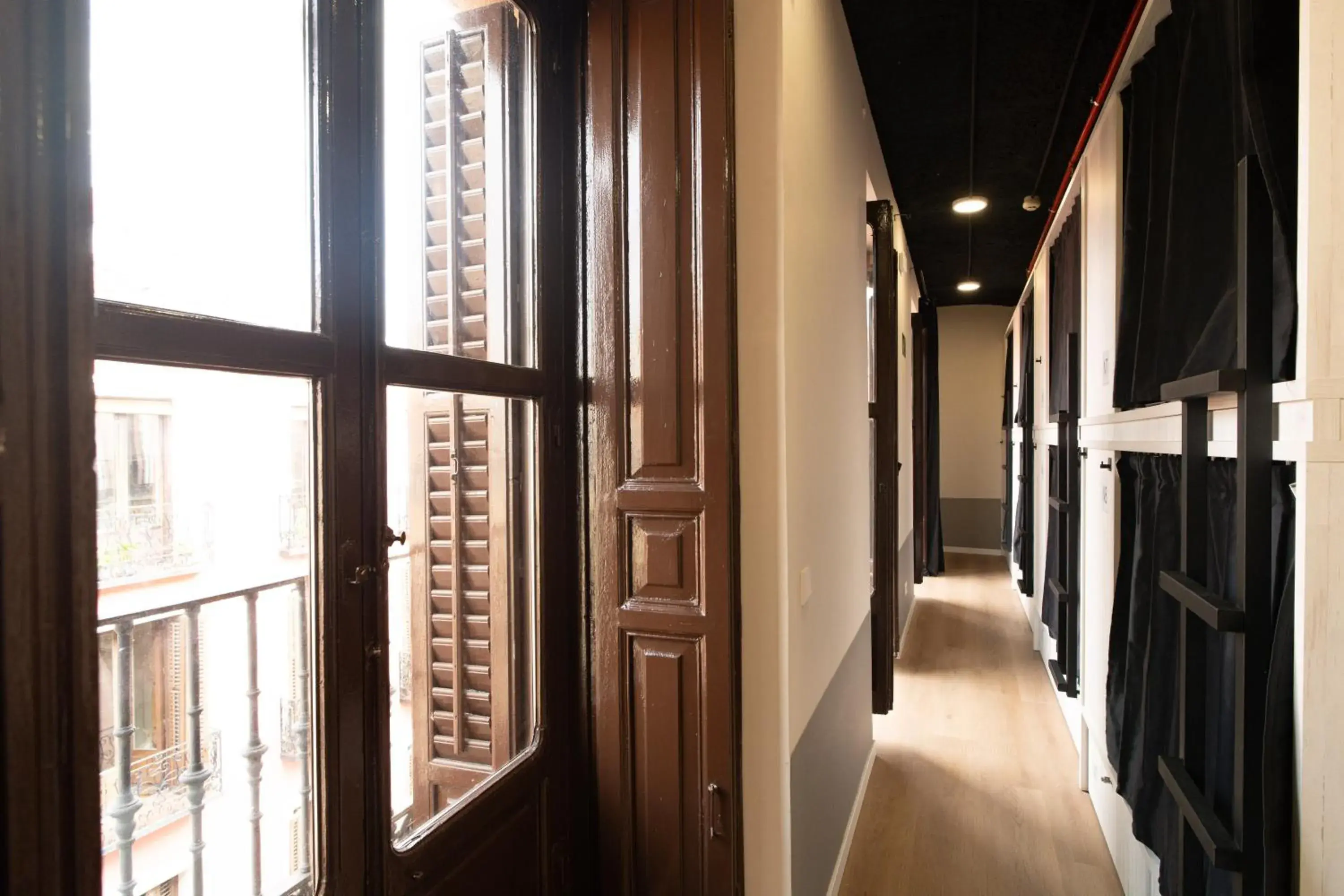 bunk bed in Adventure Hostel Madrid bunk bed in Adventure Hostel Madrid