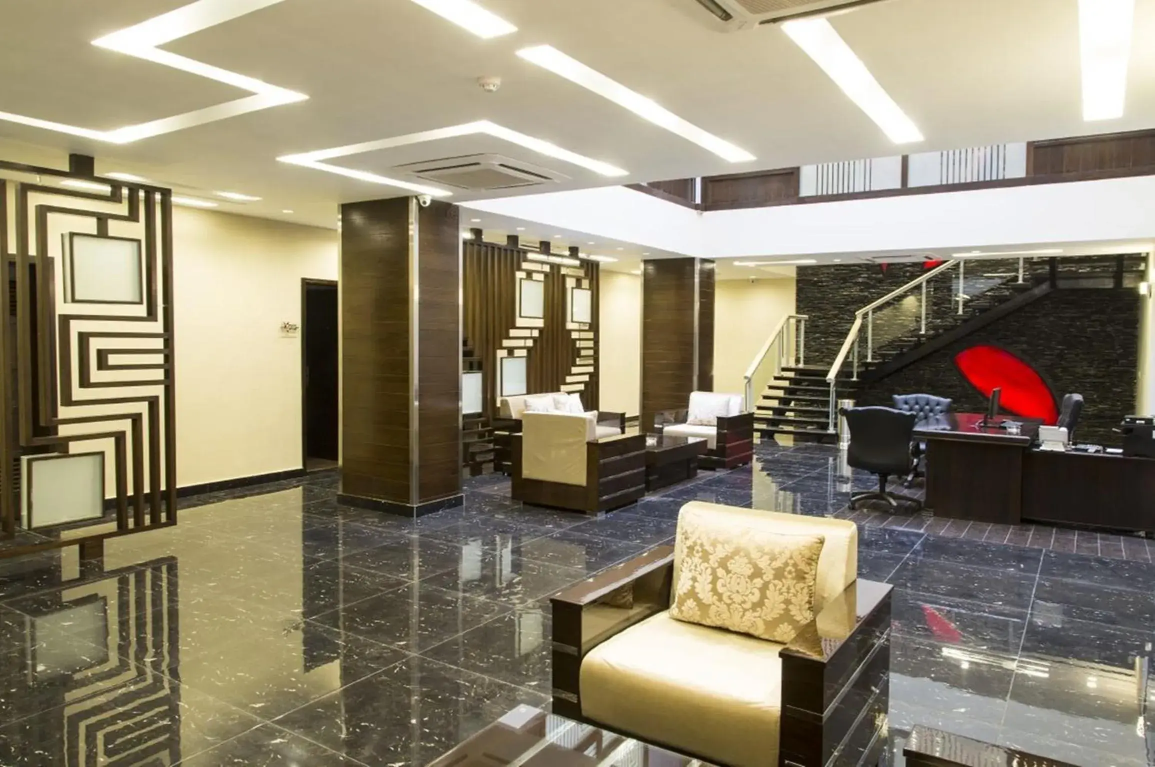 Lobby or reception in Royaute Luxury Suites and Hotel Gulberg Lahore Lobby or reception in Royaute Luxury Suites and Hotel Gulberg Lahore