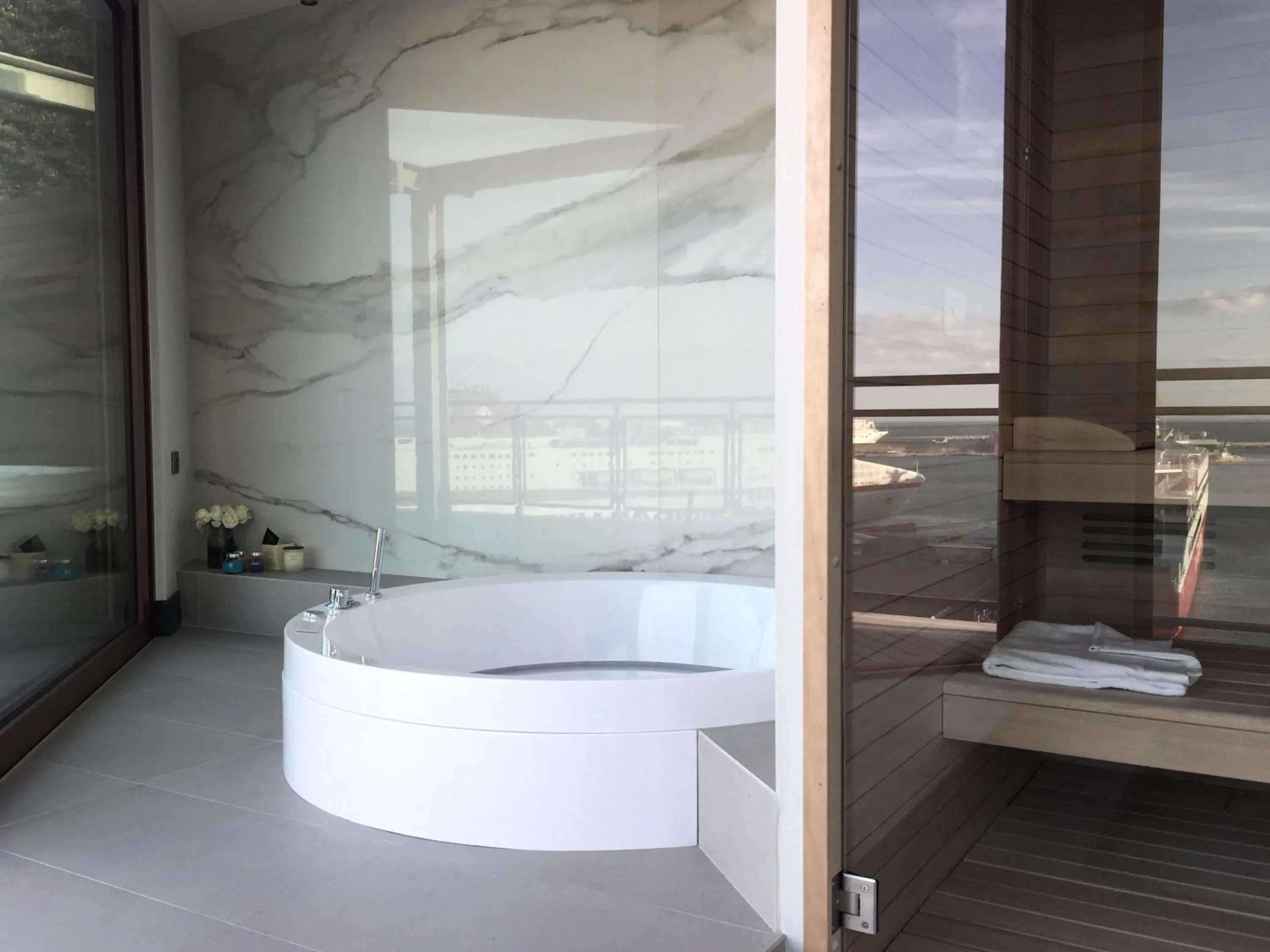 Hot Tub in SeePort Hotel