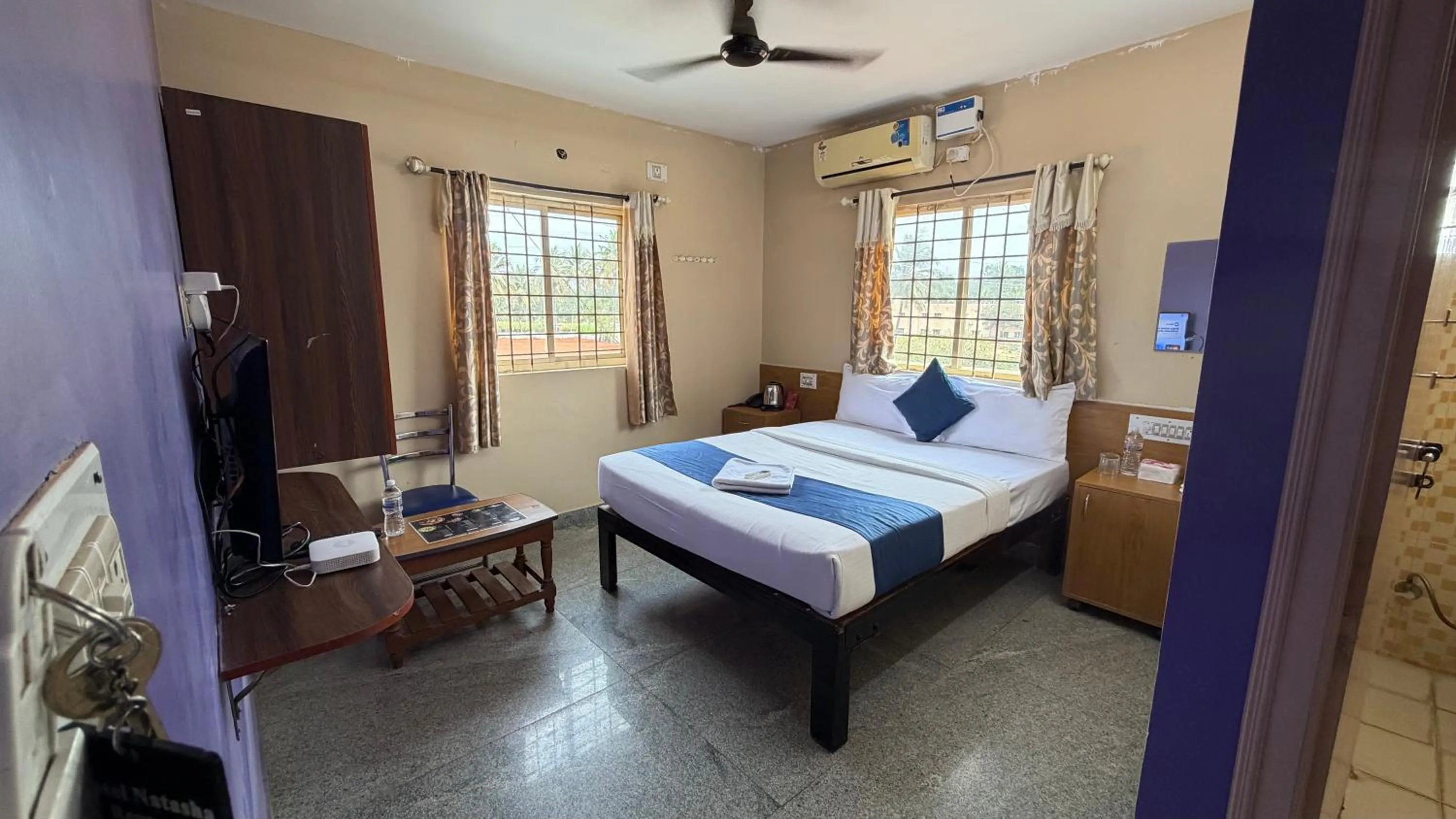 Bed in Hotel Natasha Regency Bangalore Airport