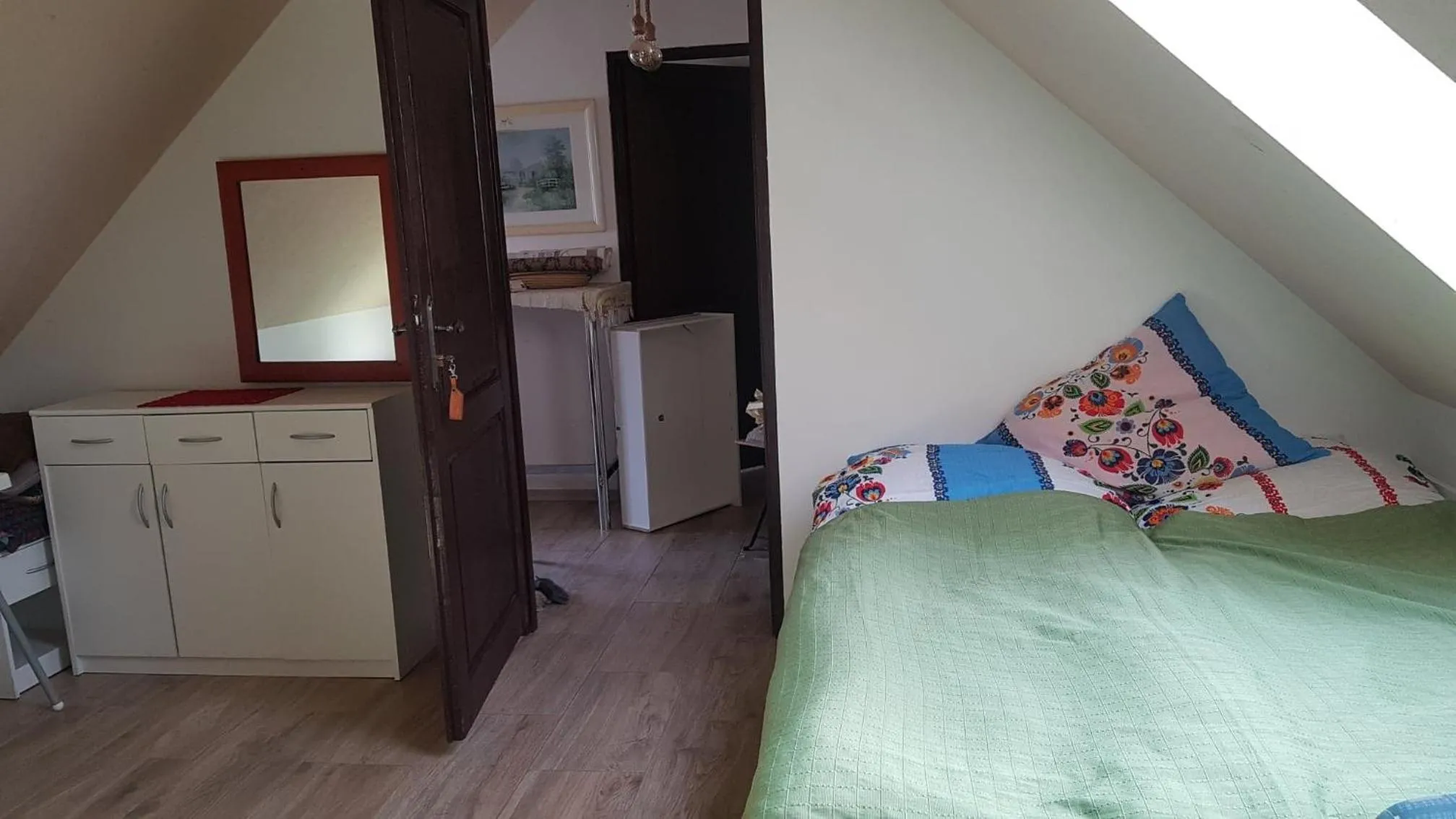 Photo of the whole room, Bed in Kurnik Polski agroturystyka