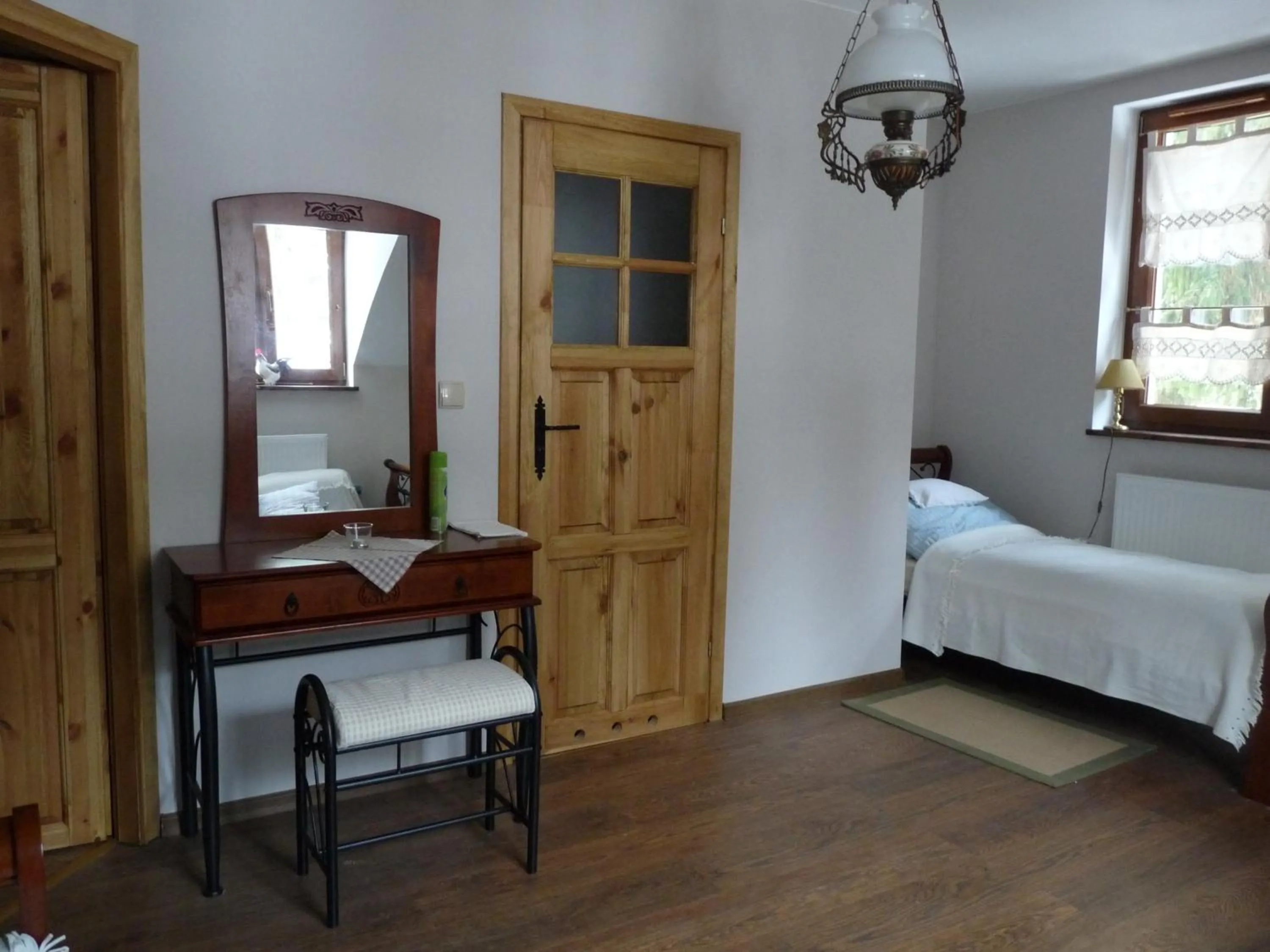 Photo of the whole room, Bed in Kurnik Polski agroturystyka