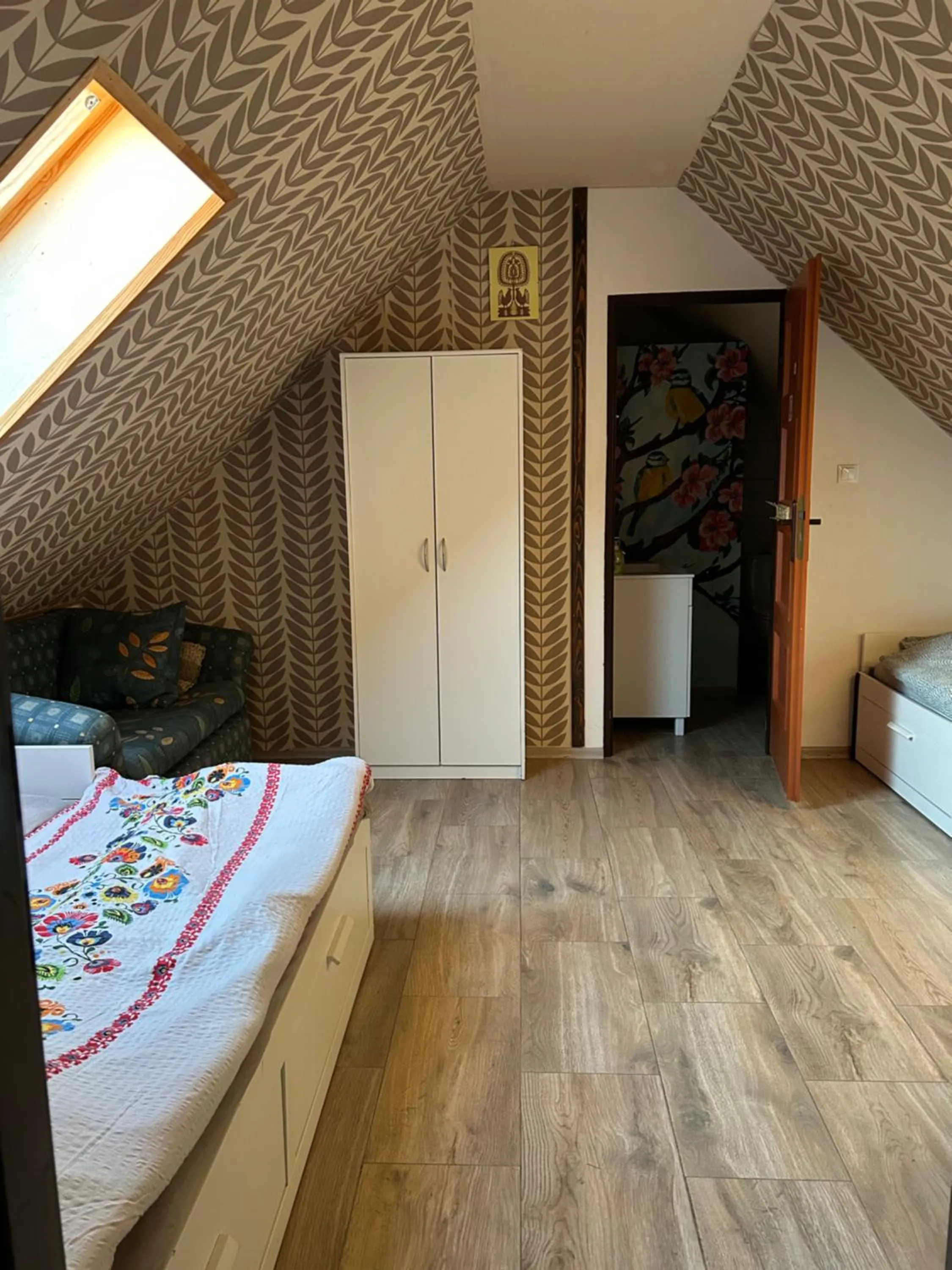 Bed in Kurnik Polski agroturystyka