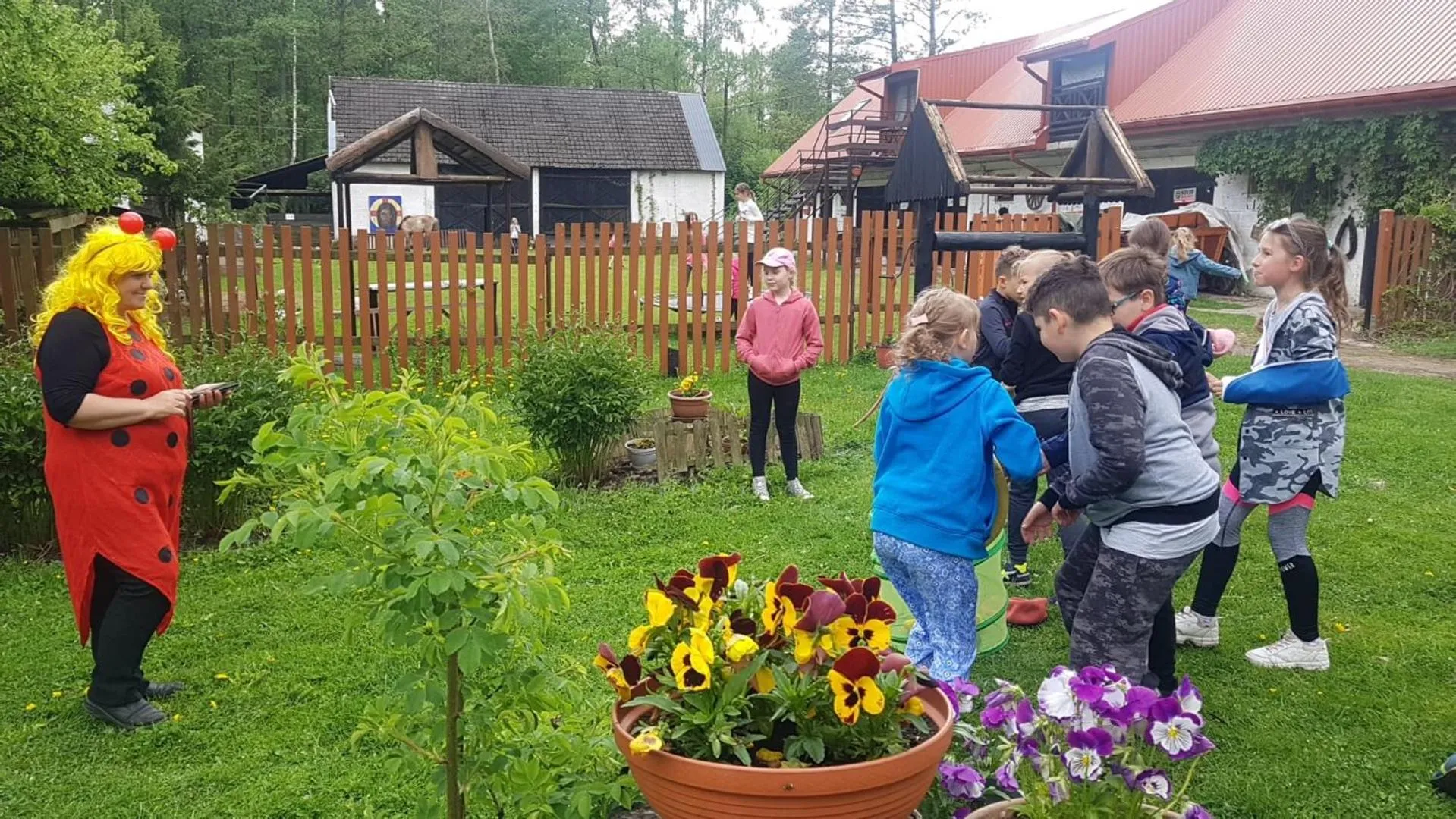 Garden in Kurnik Polski agroturystyka