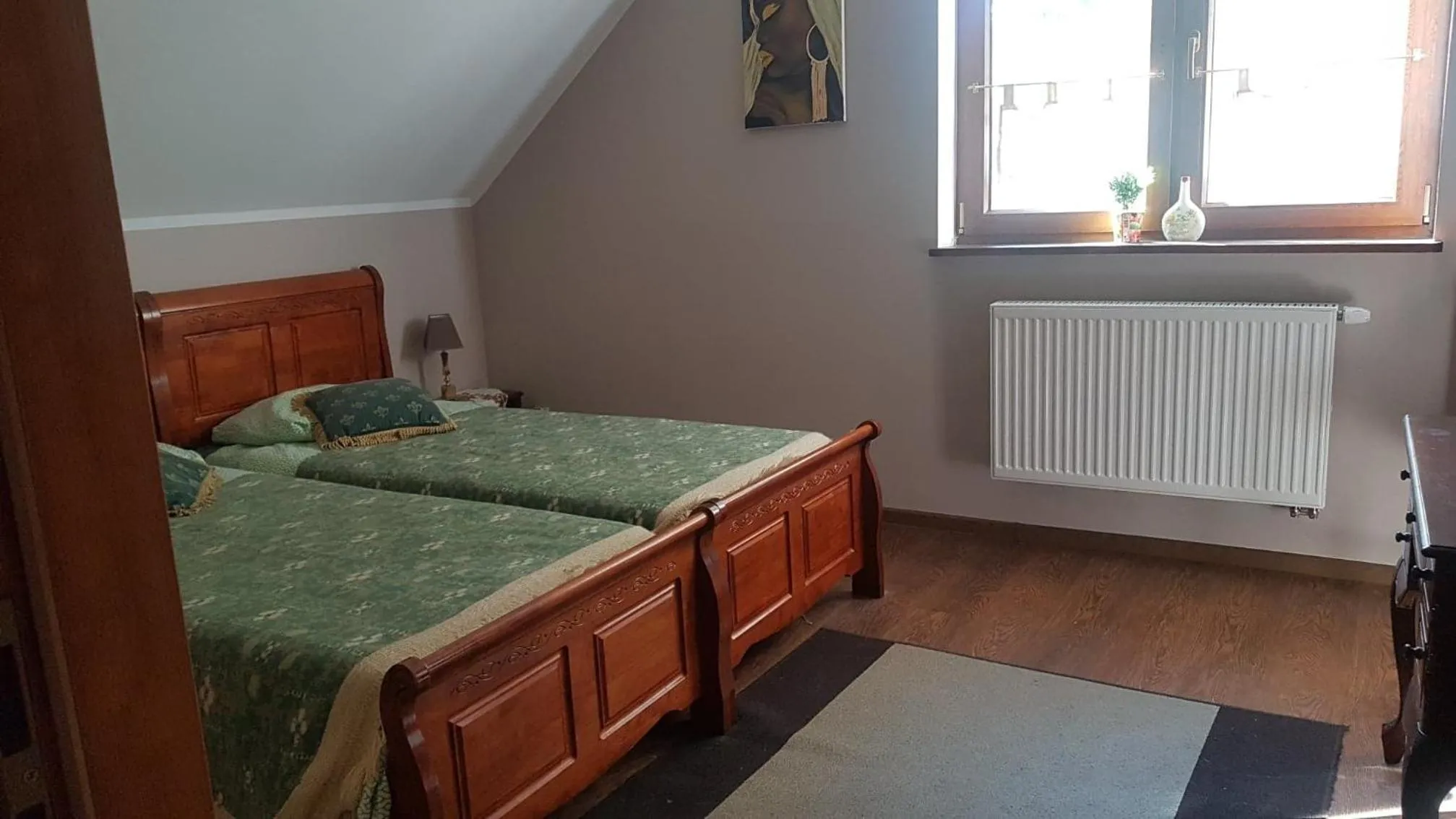 Photo of the whole room, Bed in Kurnik Polski agroturystyka