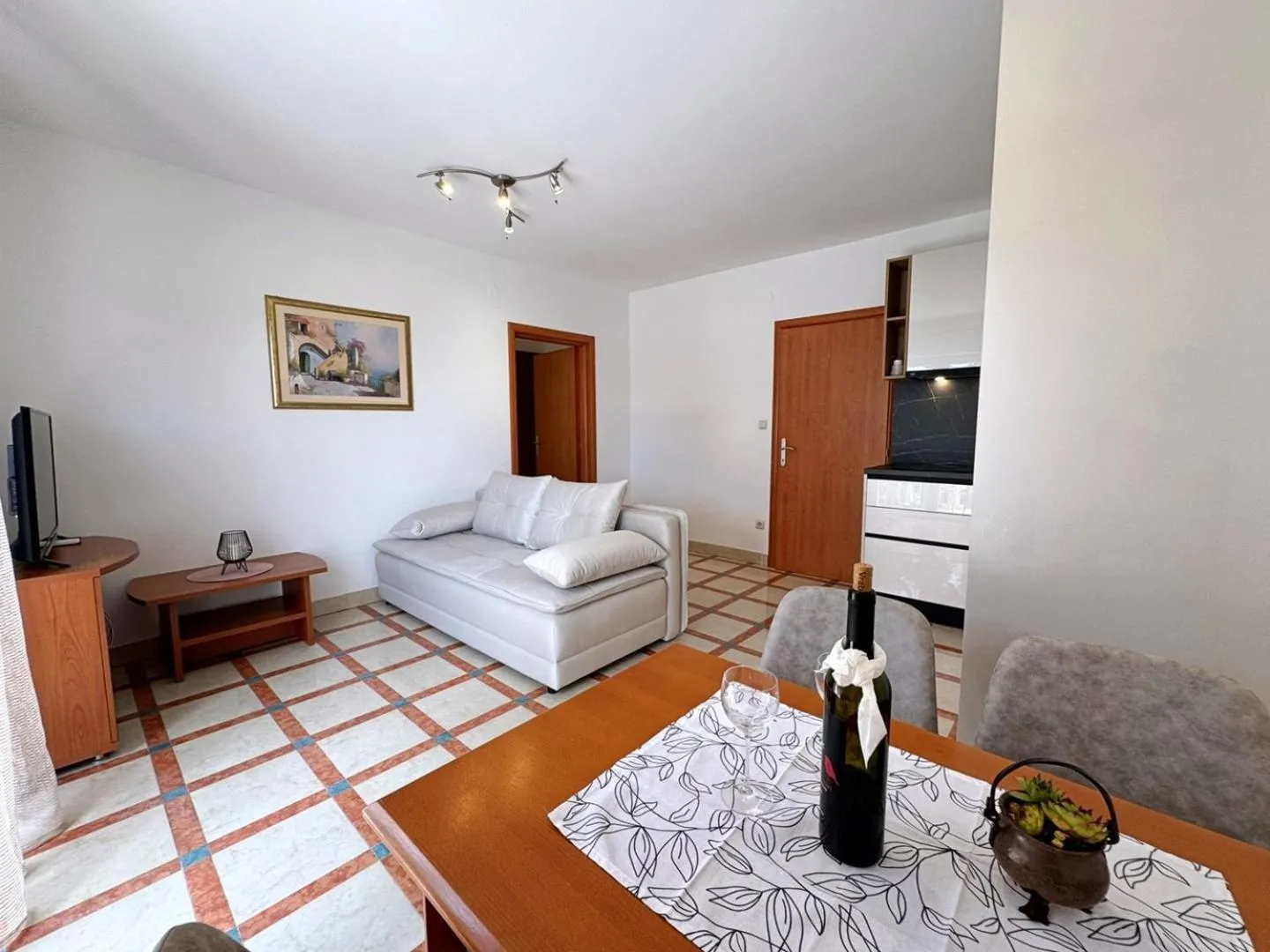 Bed in Apartments Scheich
