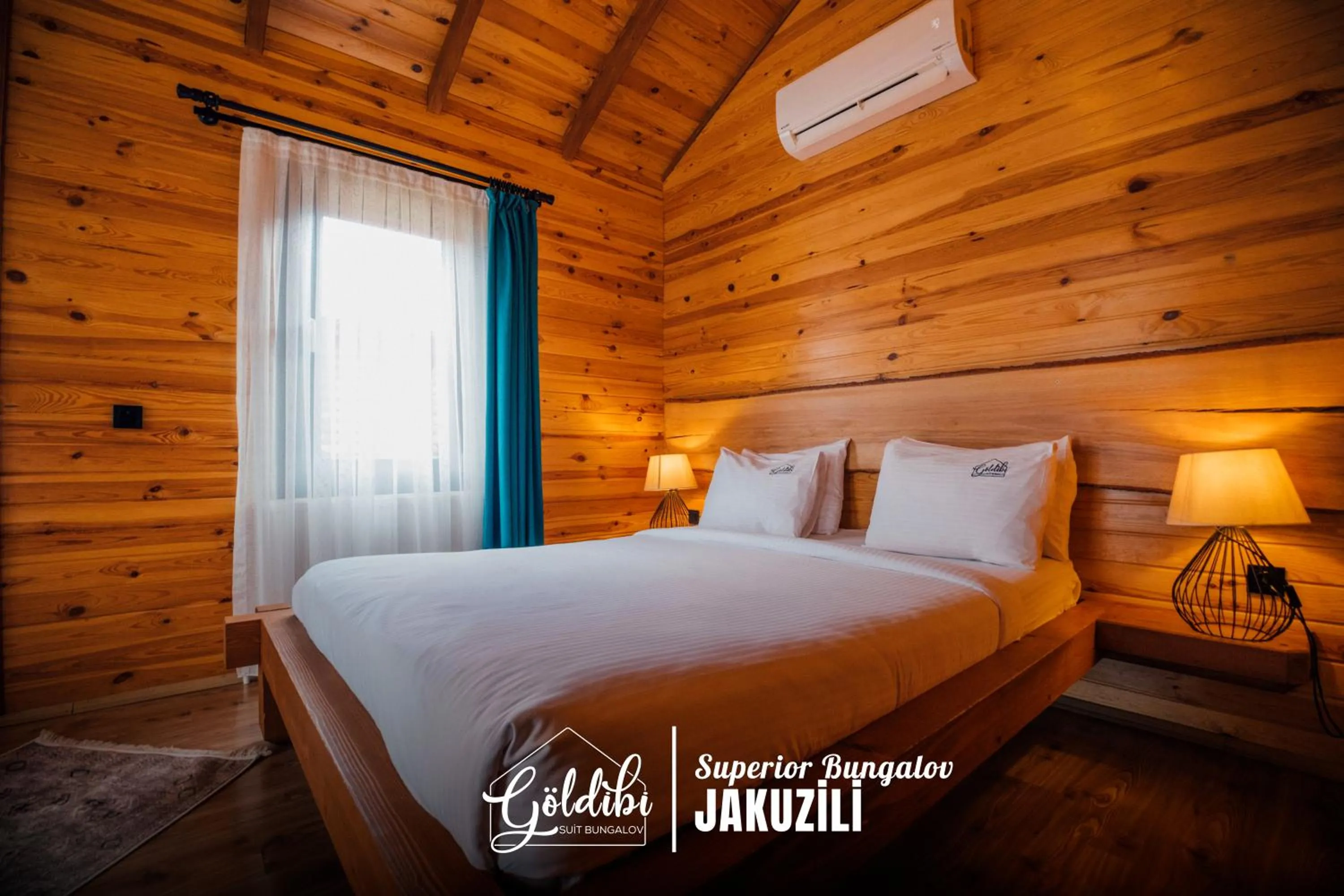 Bed in Sapanca Göldibi Suit Bungalov