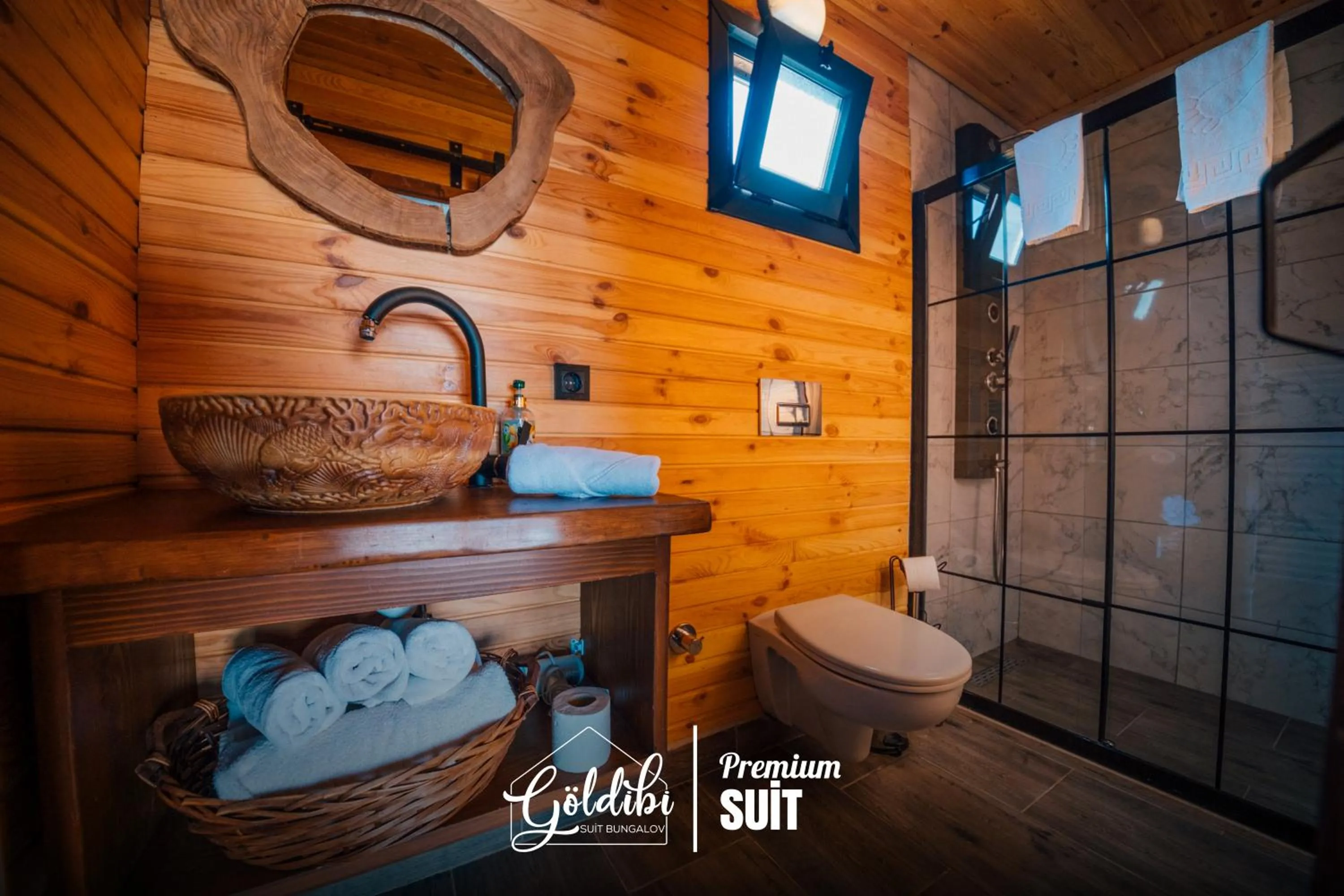 Shower in Sapanca Göldibi Suit Bungalov