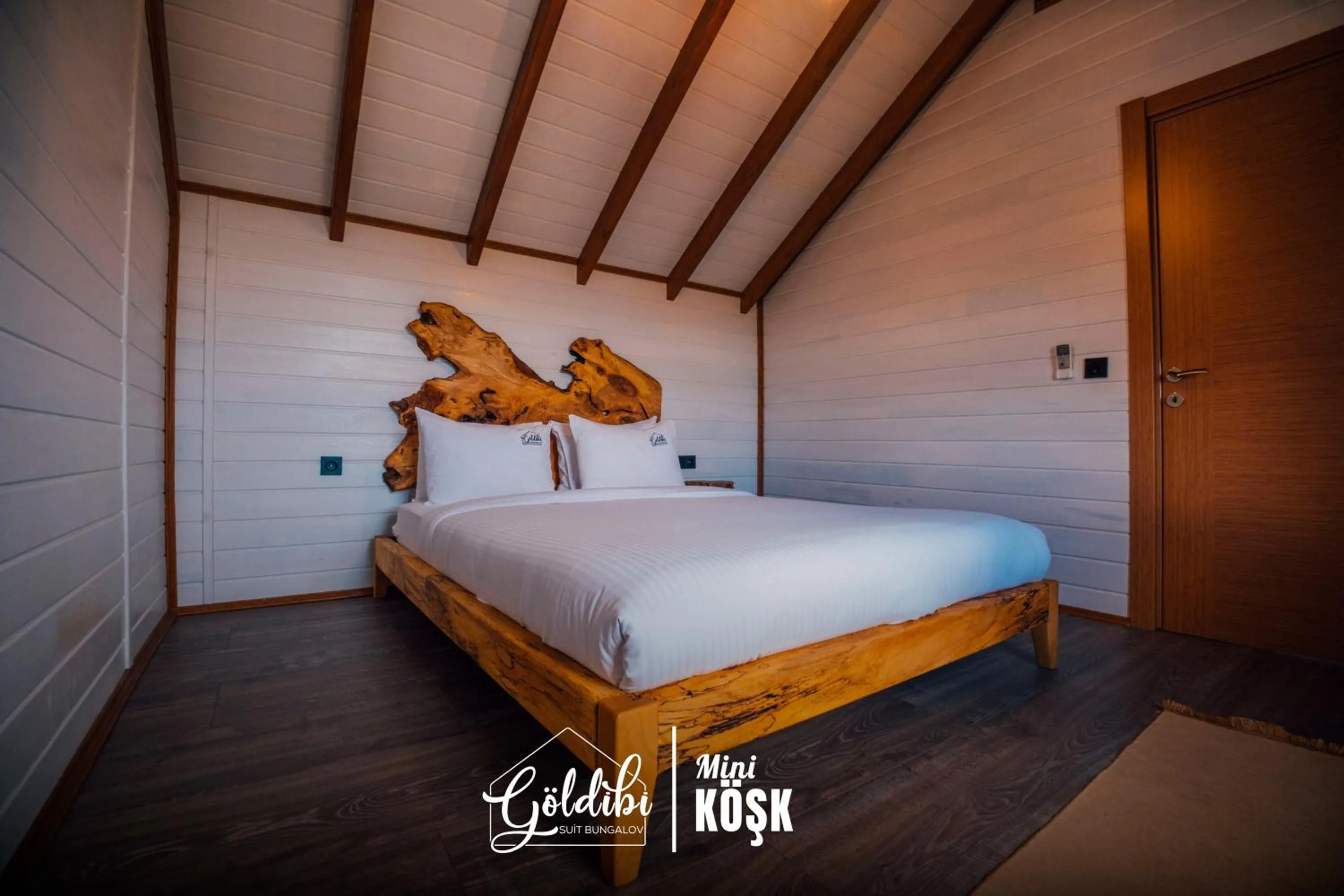 Bed in Sapanca Göldibi Suit Bungalov