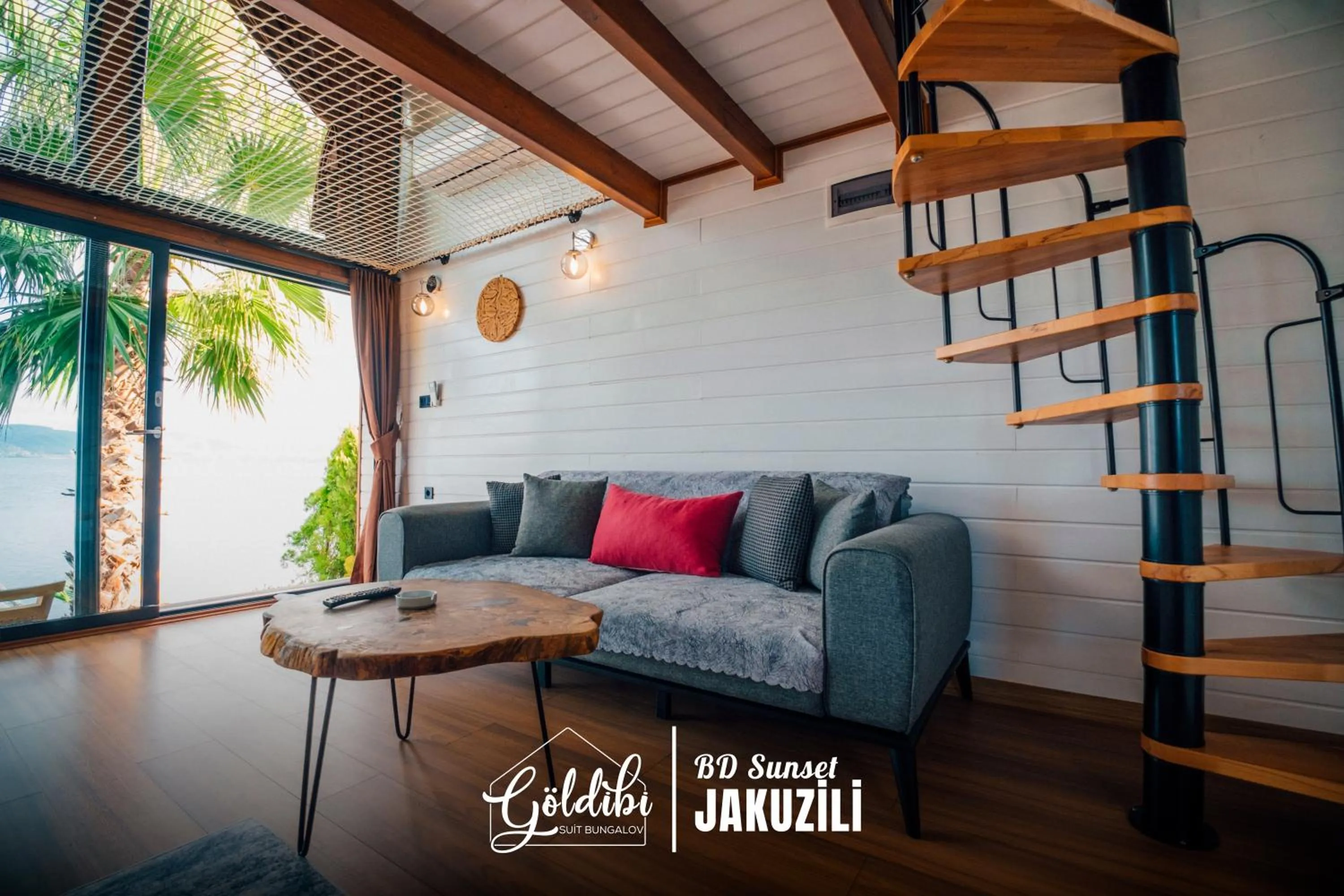Seating area in Sapanca Göldibi Suit Bungalov