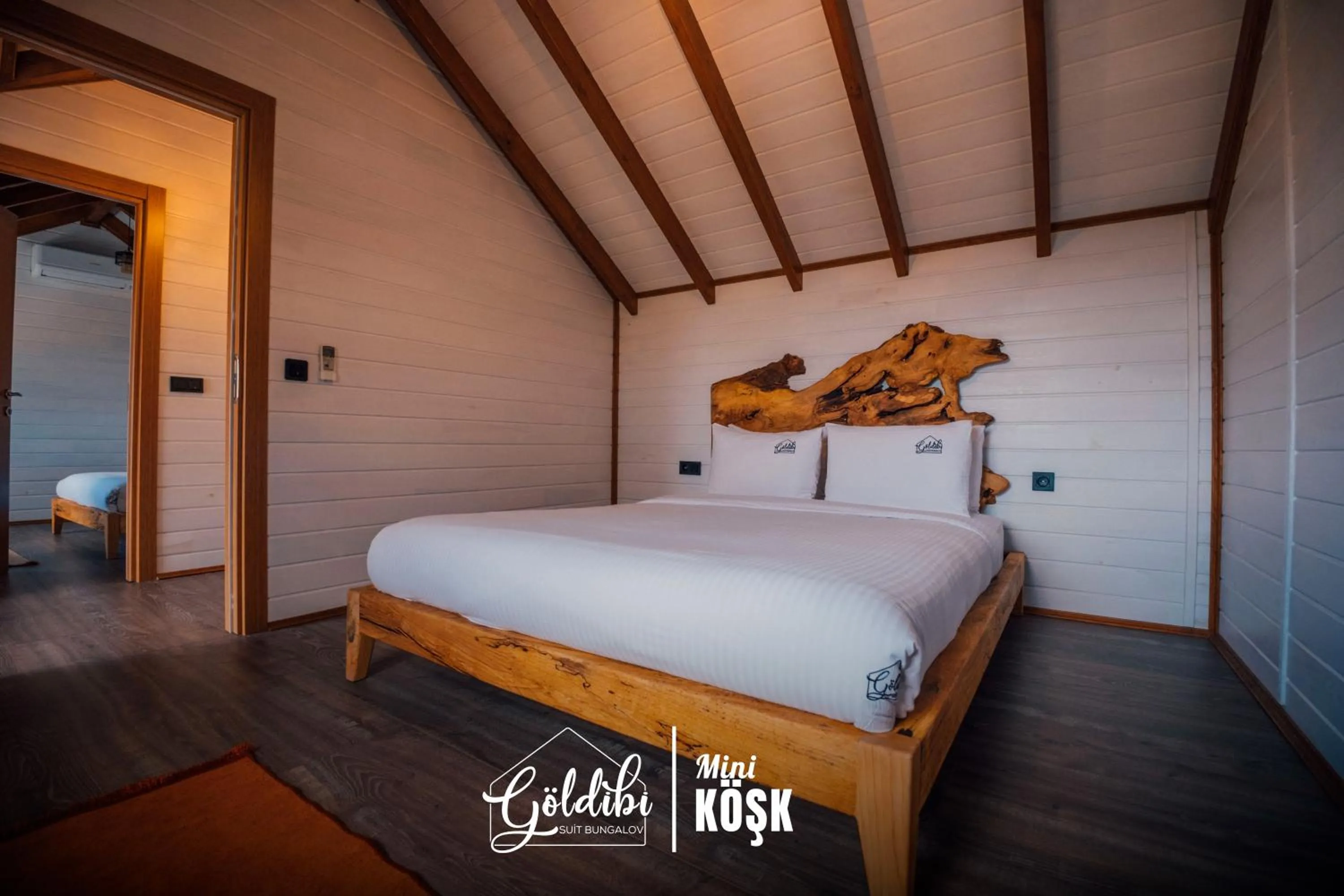 Bed in Sapanca Göldibi Suit Bungalov