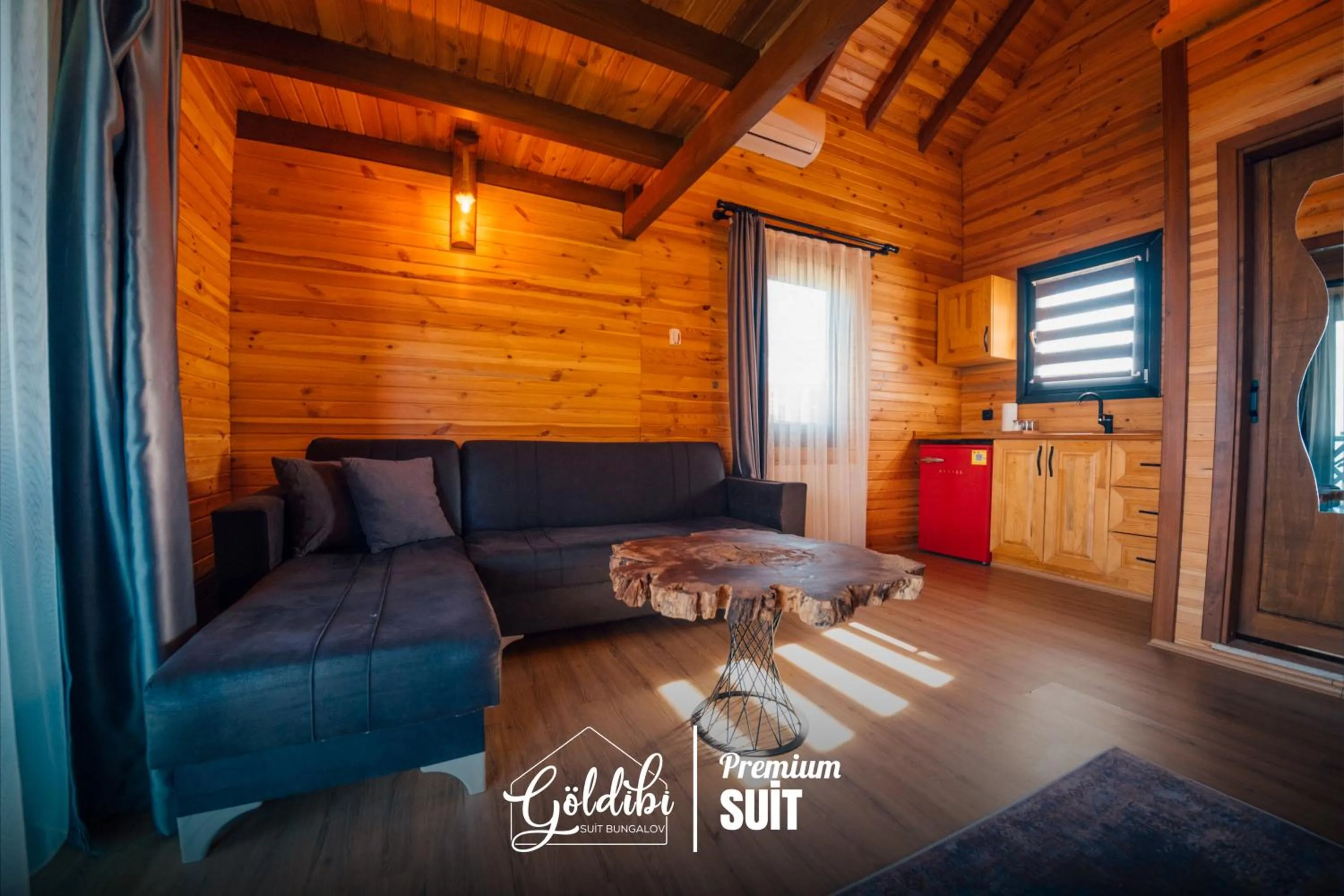 Seating area in Sapanca Göldibi Suit Bungalov