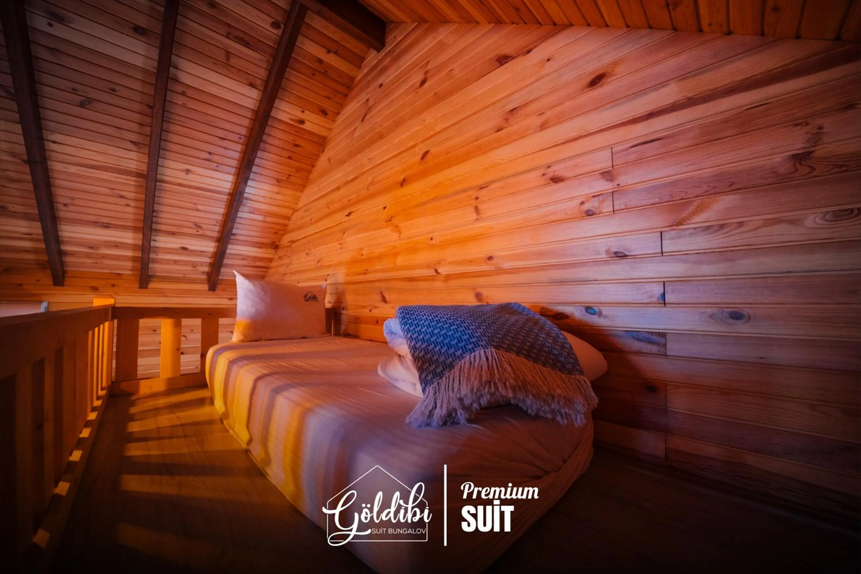 Bed in Sapanca Göldibi Suit Bungalov