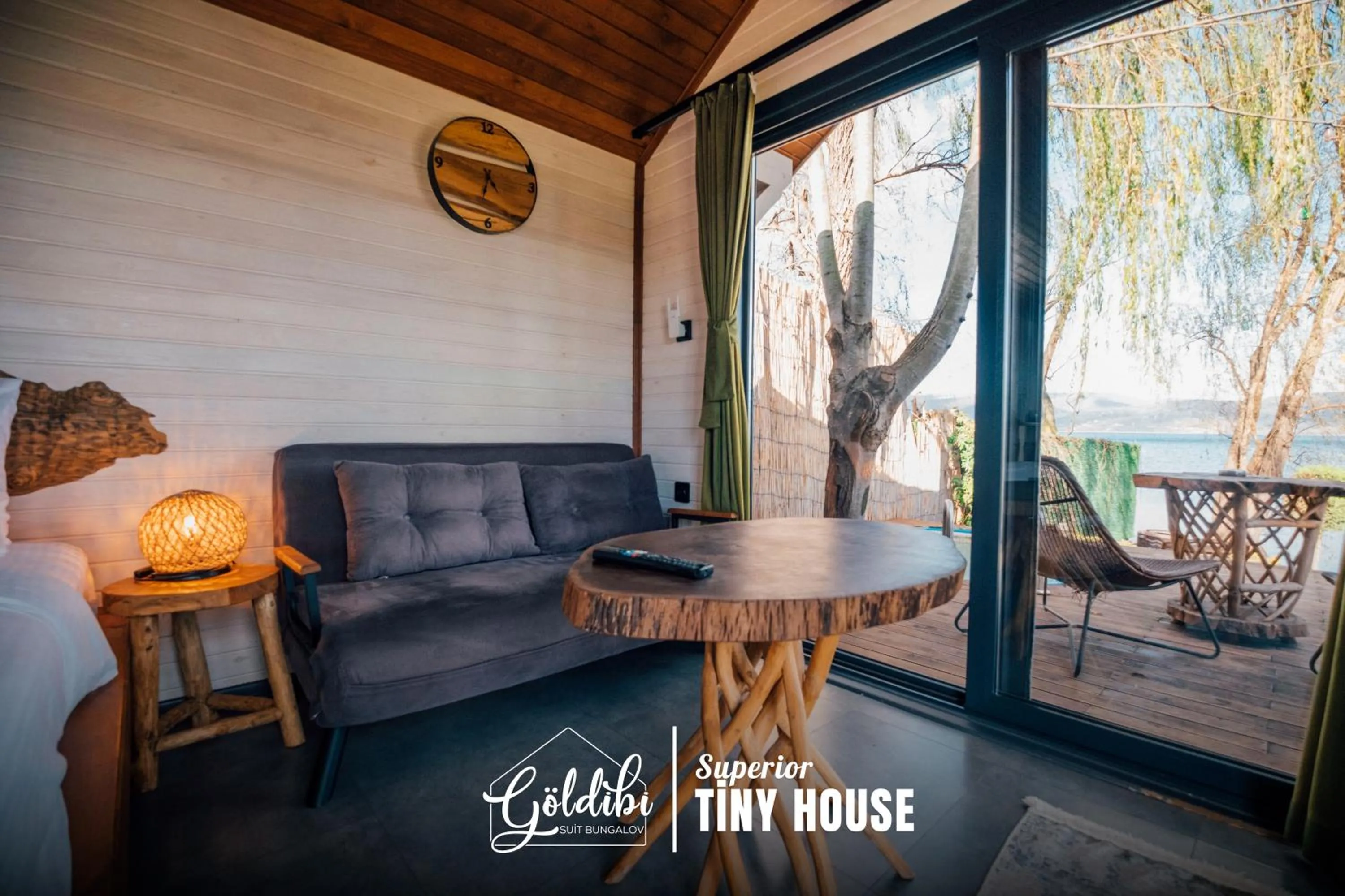 Seating area in Sapanca Göldibi Suit Bungalov