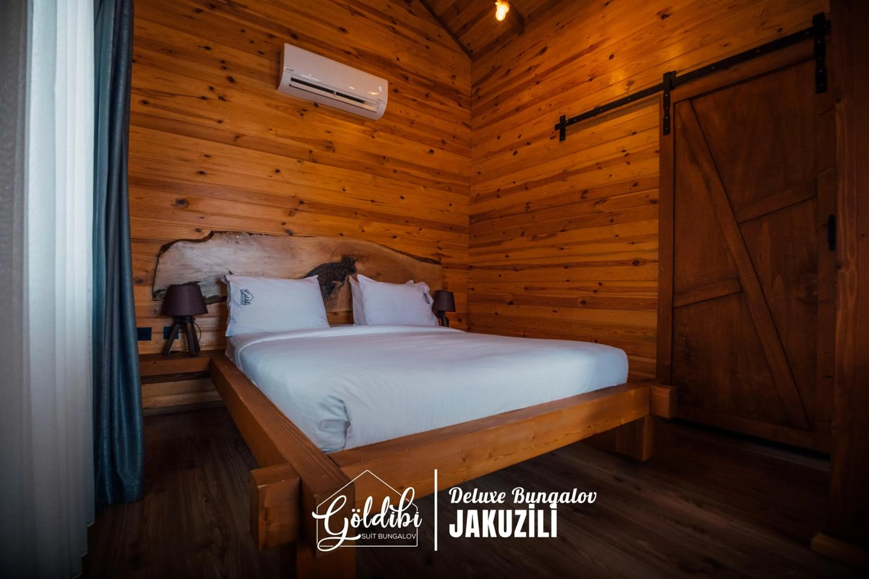 Bed in Sapanca Göldibi Suit Bungalov