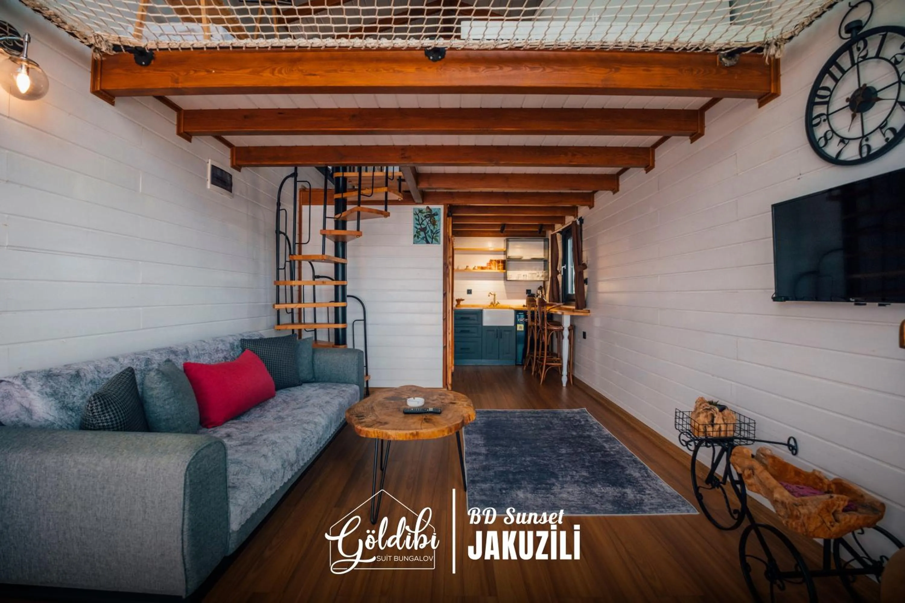 Seating area in Sapanca Göldibi Suit Bungalov
