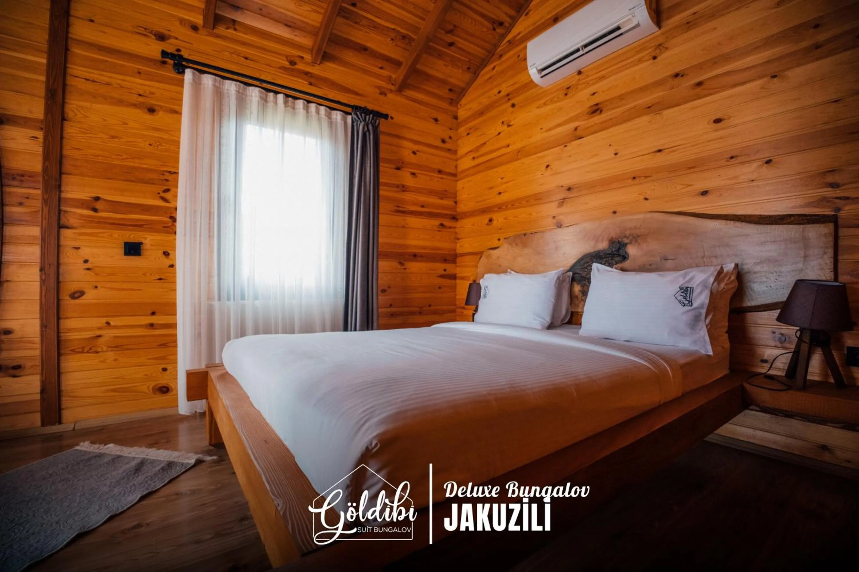 Bed in Sapanca Göldibi Suit Bungalov