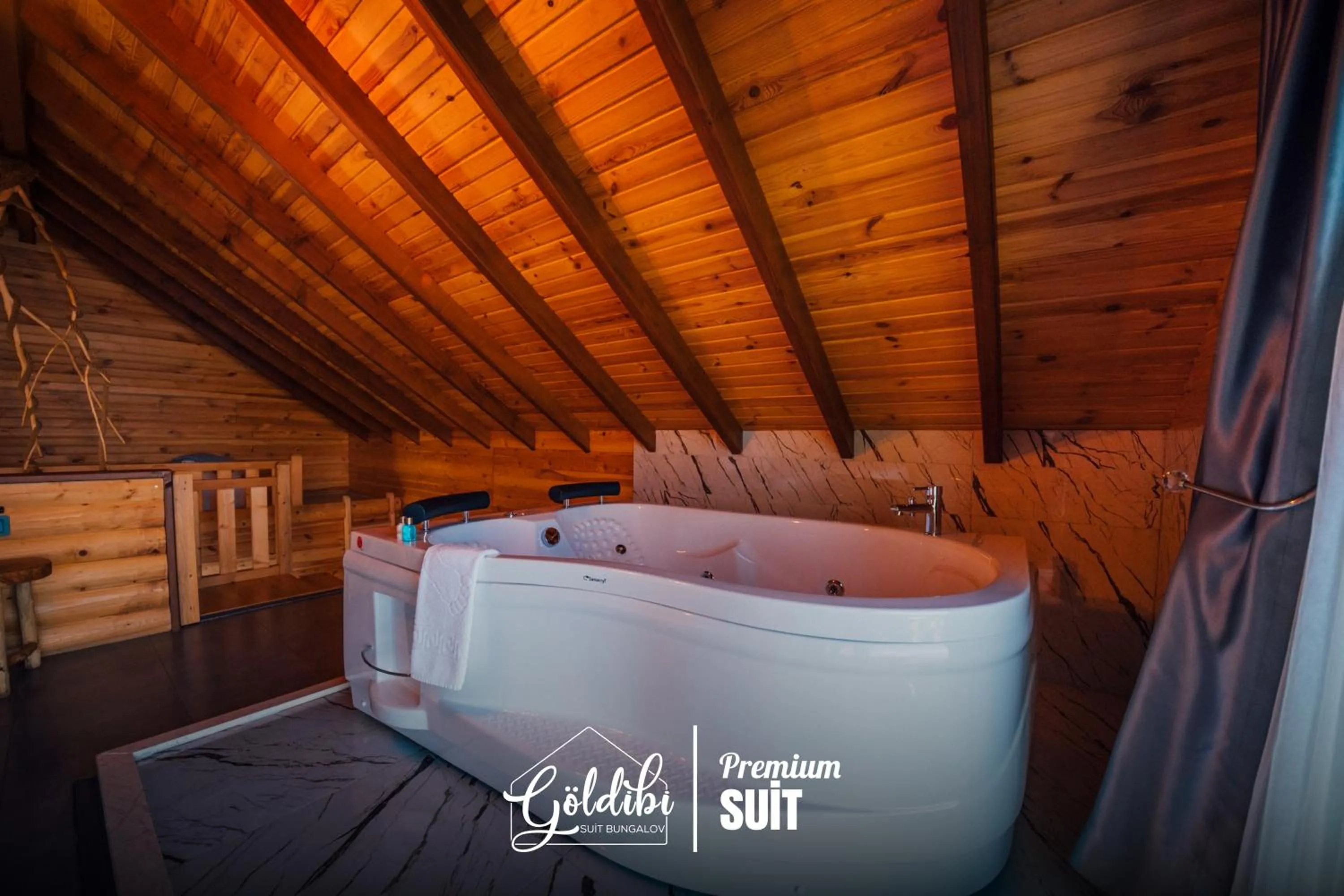 Hot Tub in Sapanca Göldibi Suit Bungalov