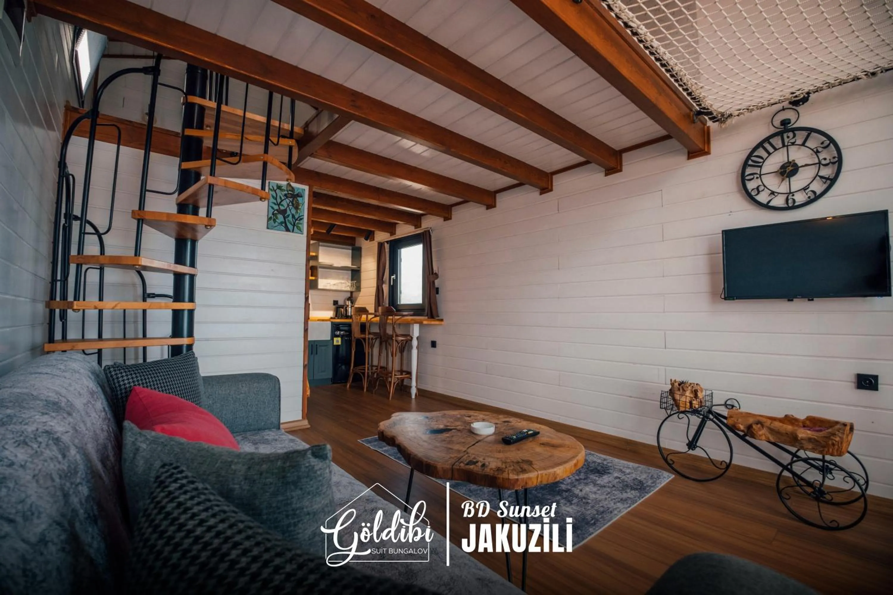 Seating area in Sapanca Göldibi Suit Bungalov