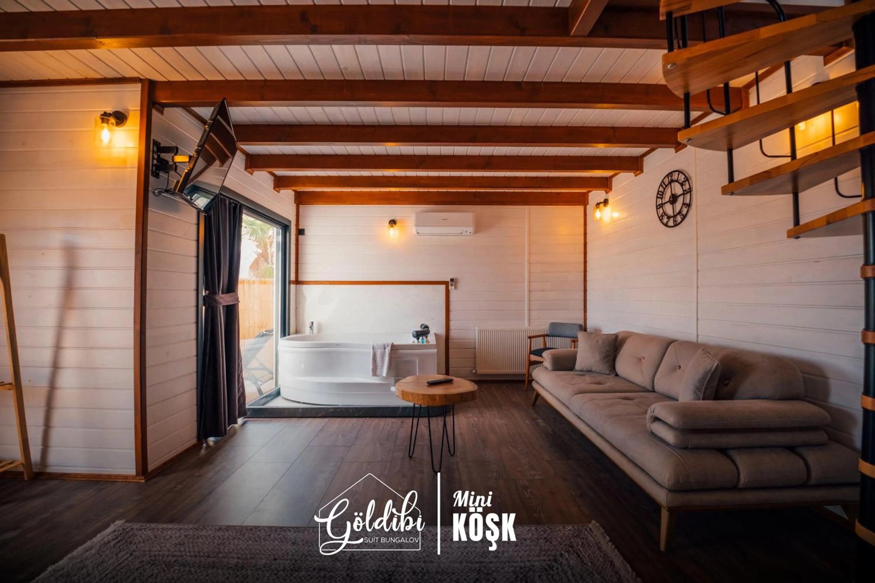Living room in Sapanca Göldibi Suit Bungalov