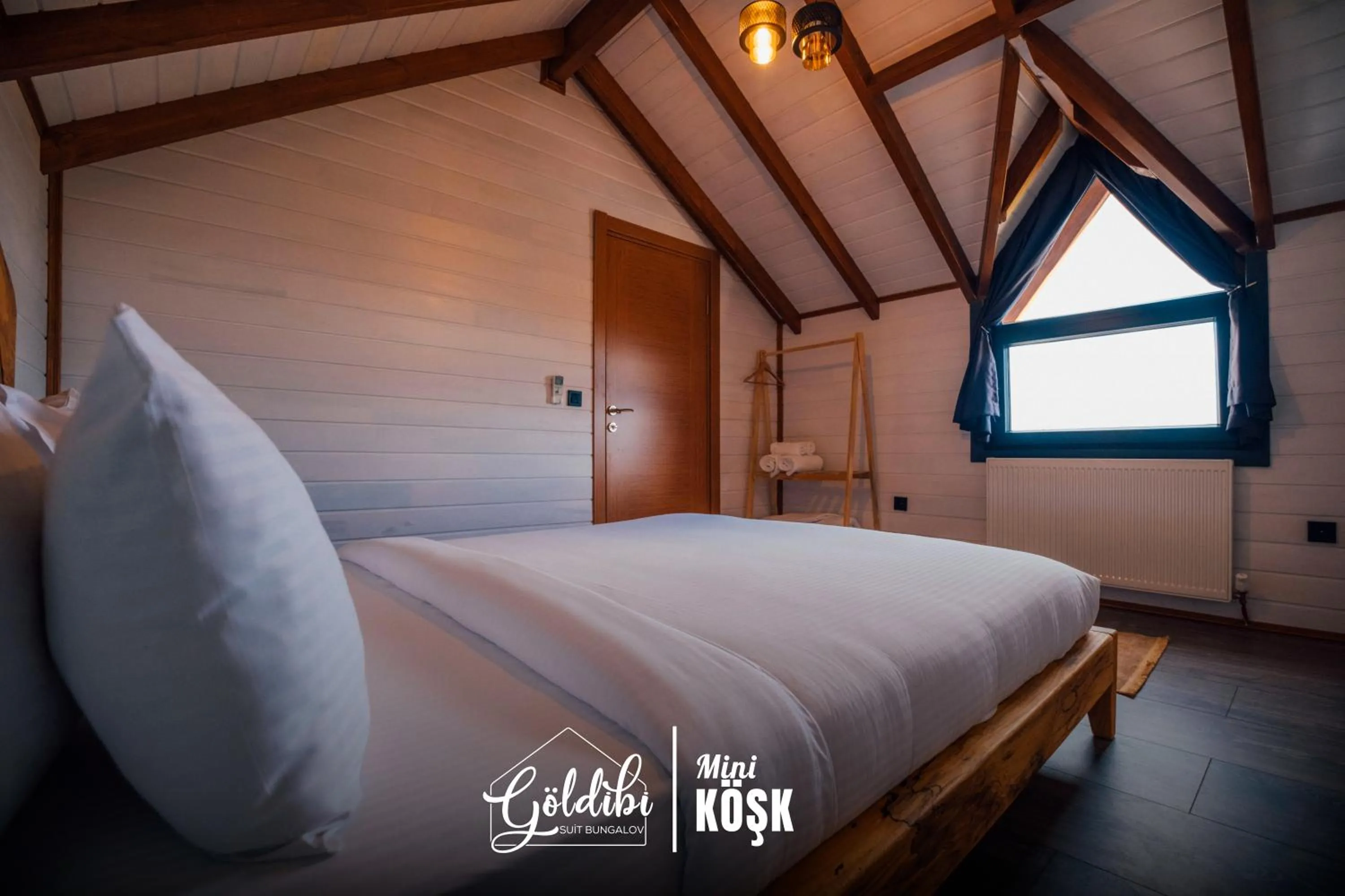 Bed in Sapanca Göldibi Suit Bungalov