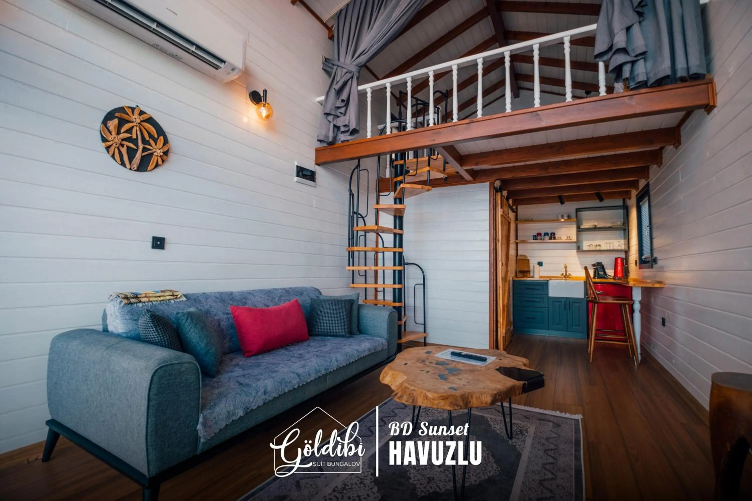 Living room in Sapanca Göldibi Suit Bungalov