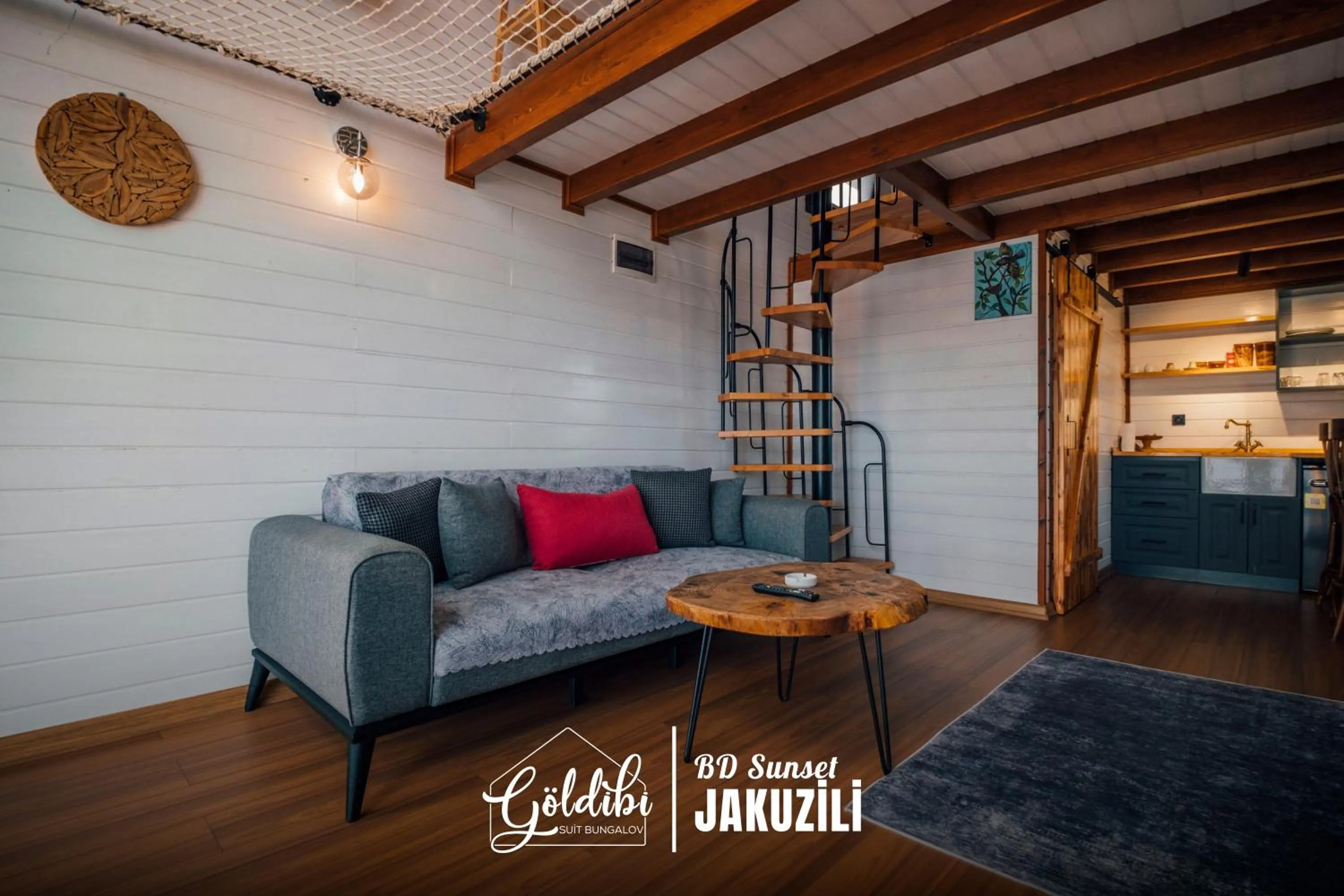 Seating area in Sapanca Göldibi Suit Bungalov