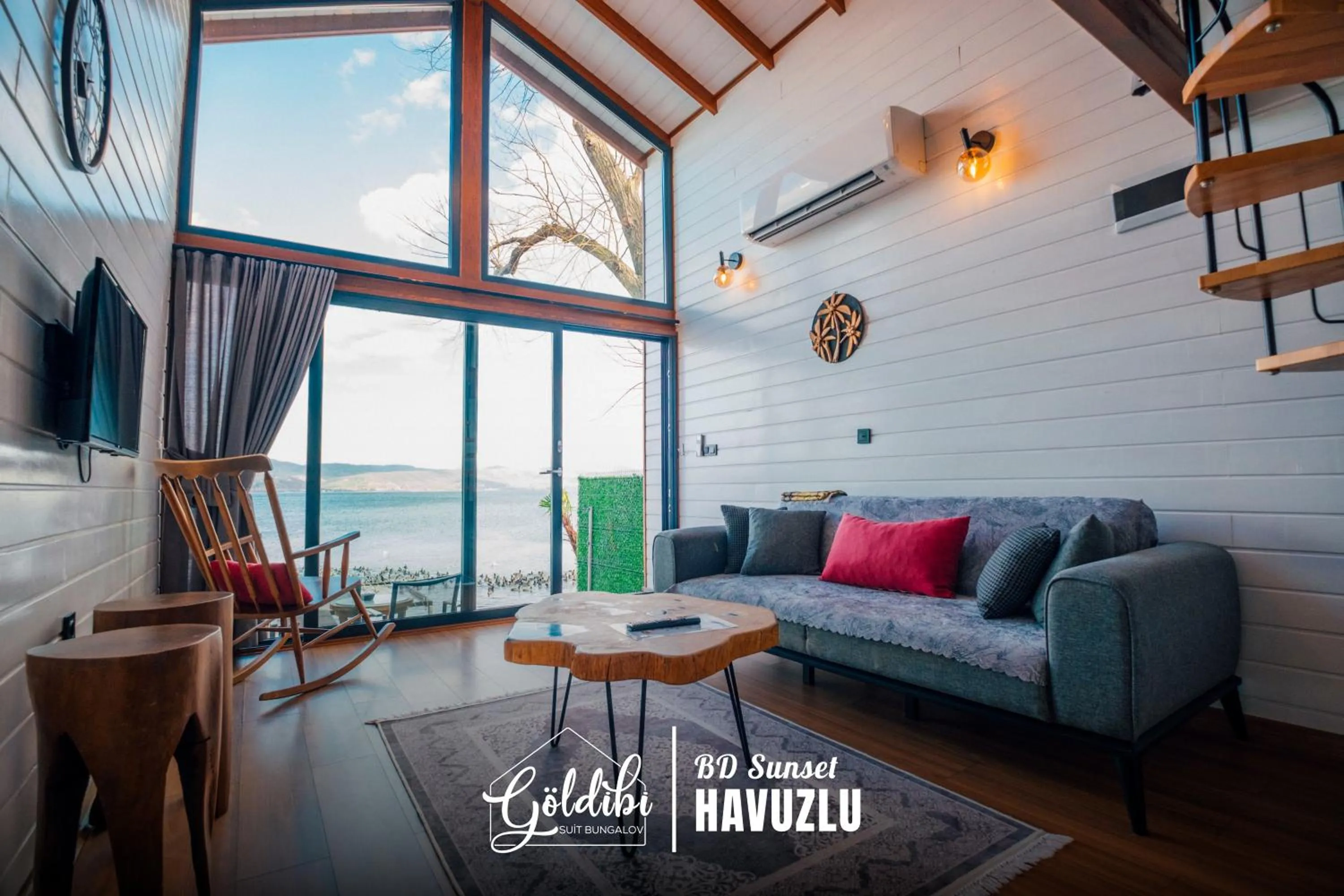 Seating area in Sapanca Göldibi Suit Bungalov