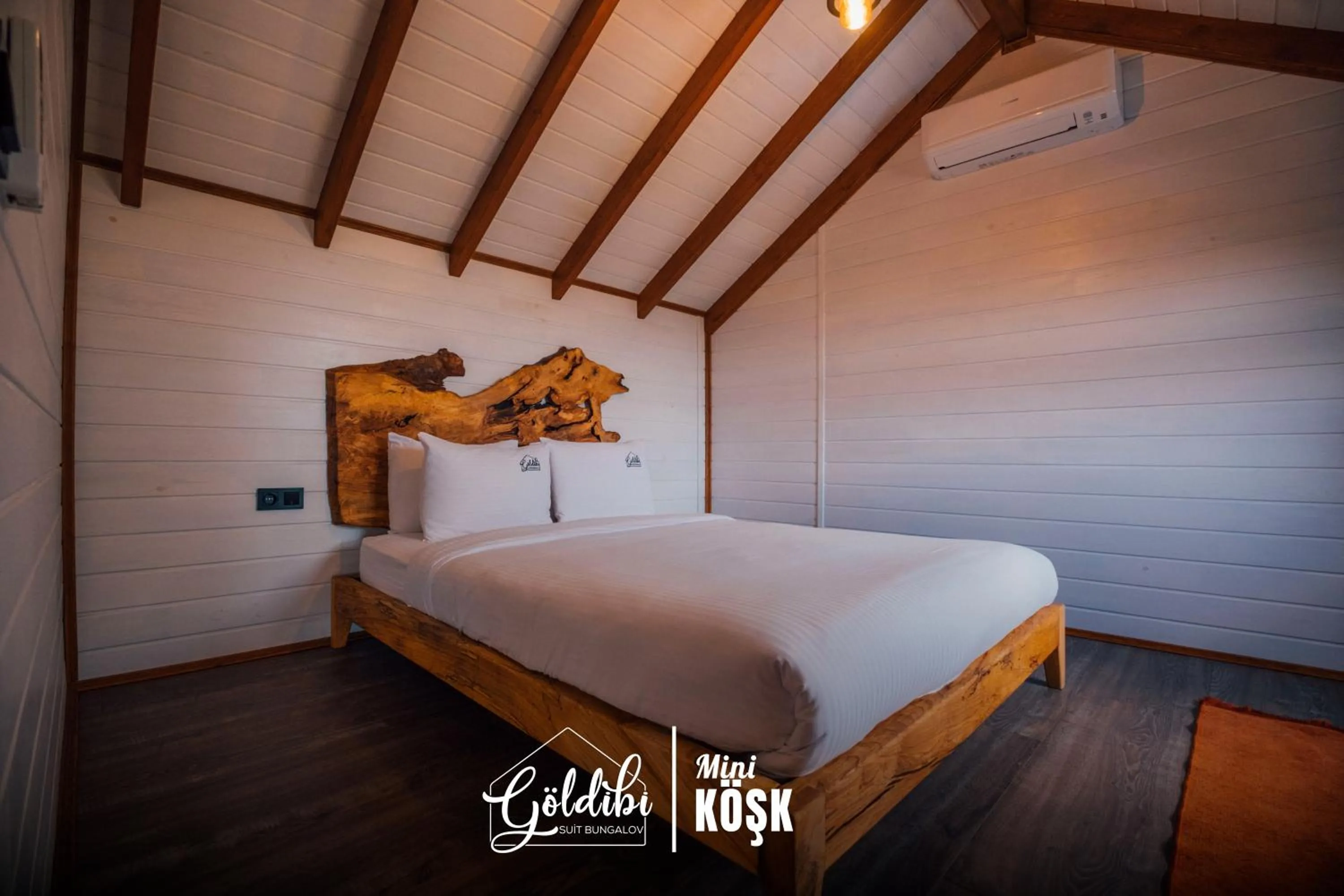 Bed in Sapanca Göldibi Suit Bungalov