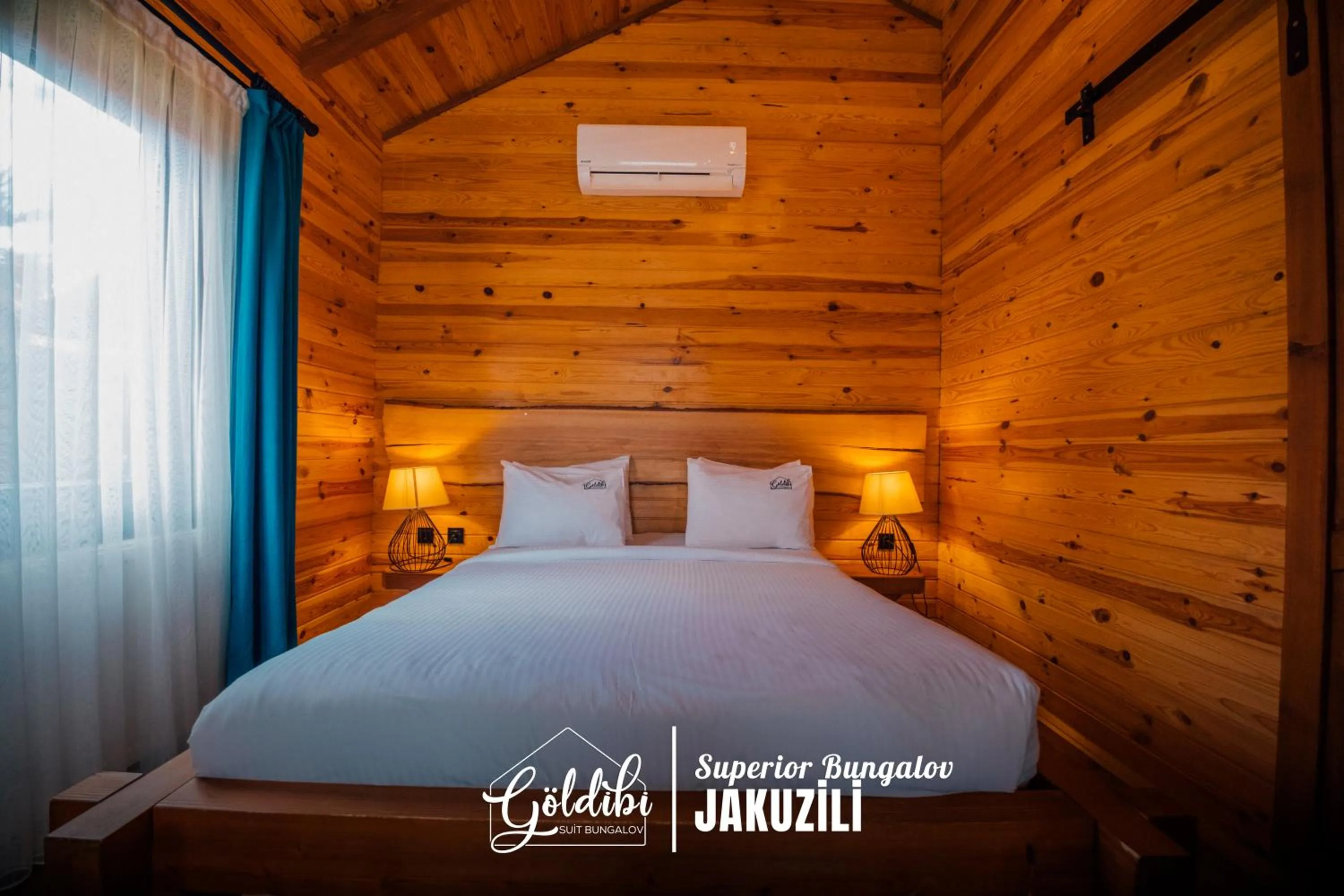 Bed in Sapanca Göldibi Suit Bungalov