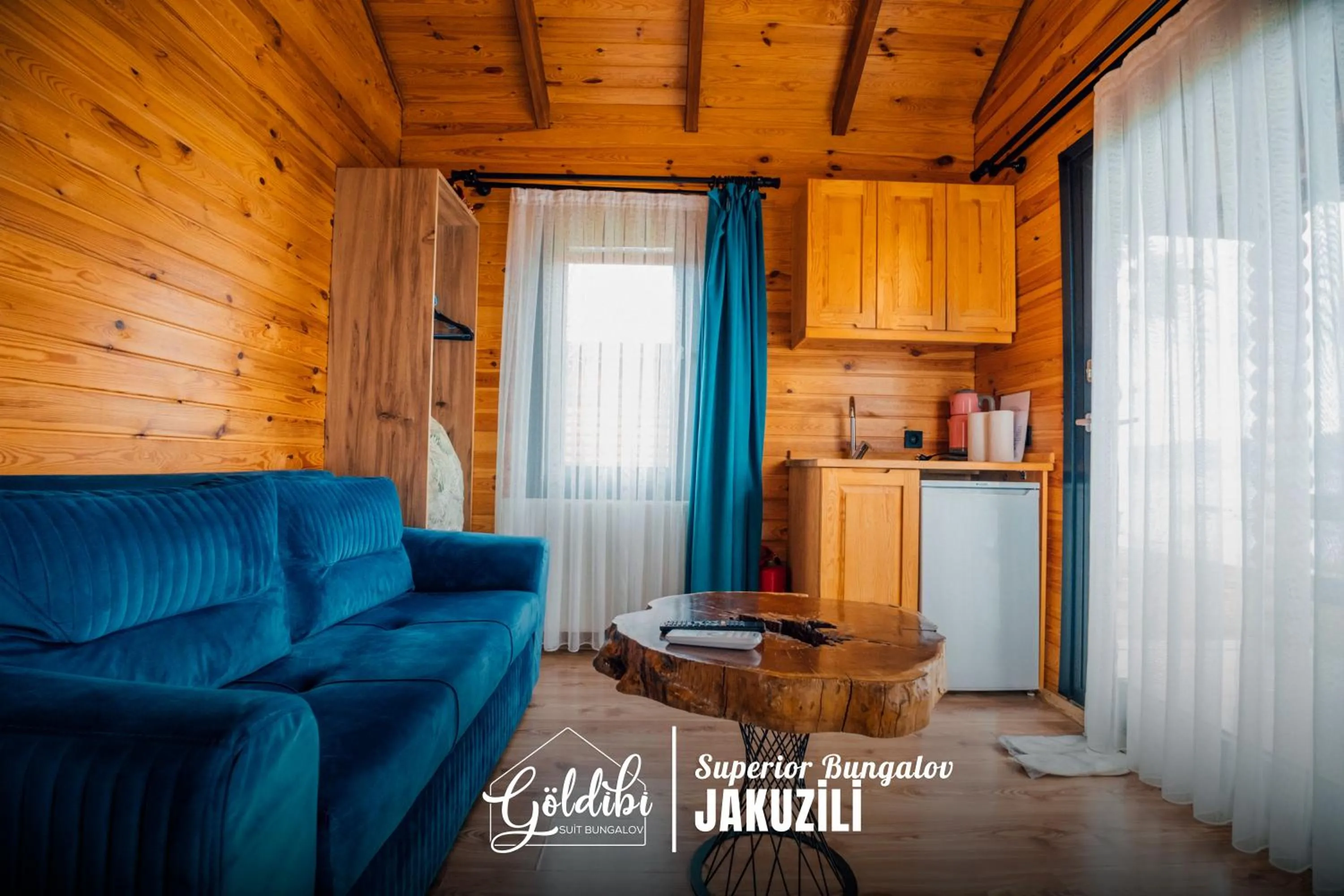 Kitchen or kitchenette in Sapanca Göldibi Suit Bungalov