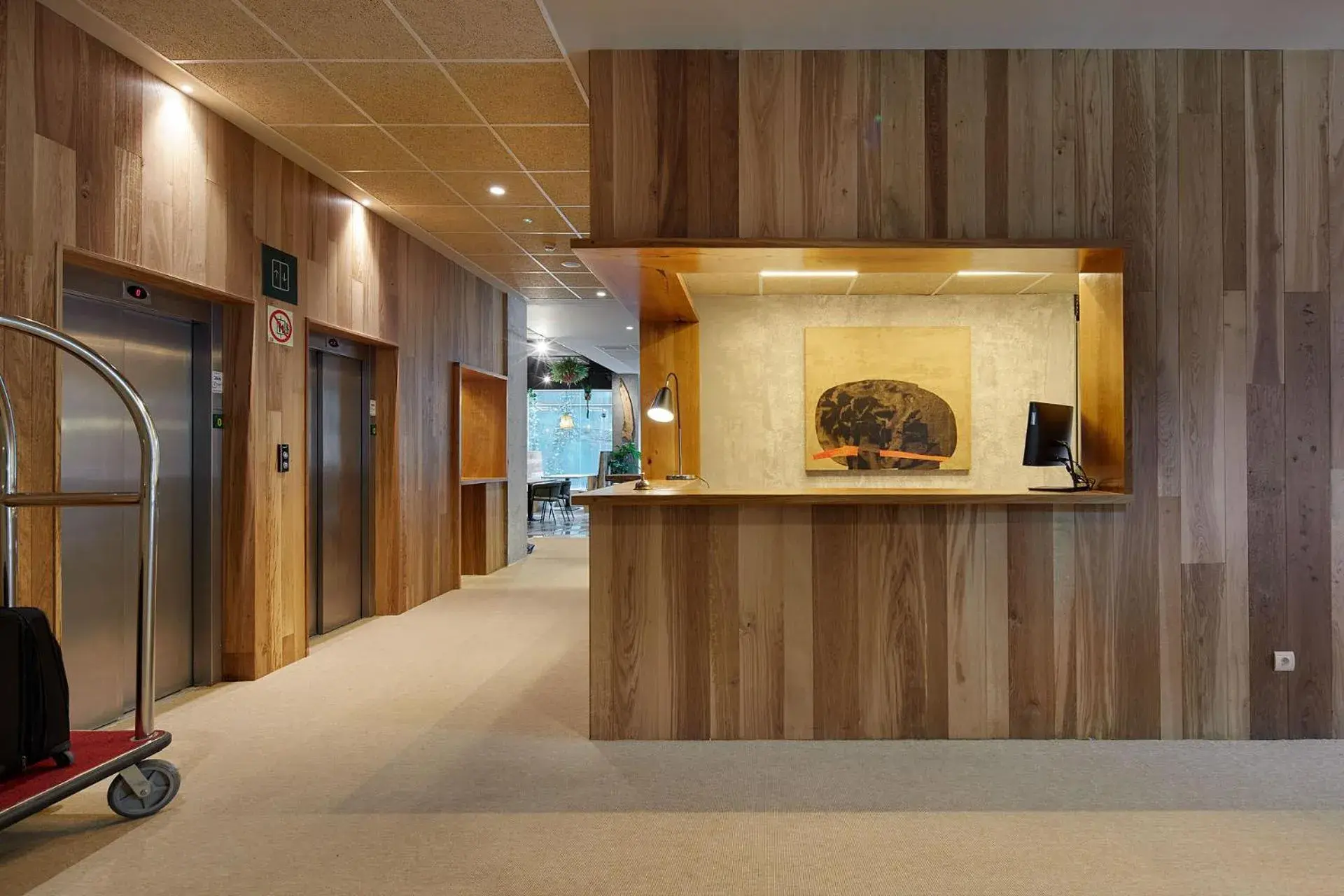 Lobby or reception in Hotel Sukha Lobby or reception in Hotel Sukha