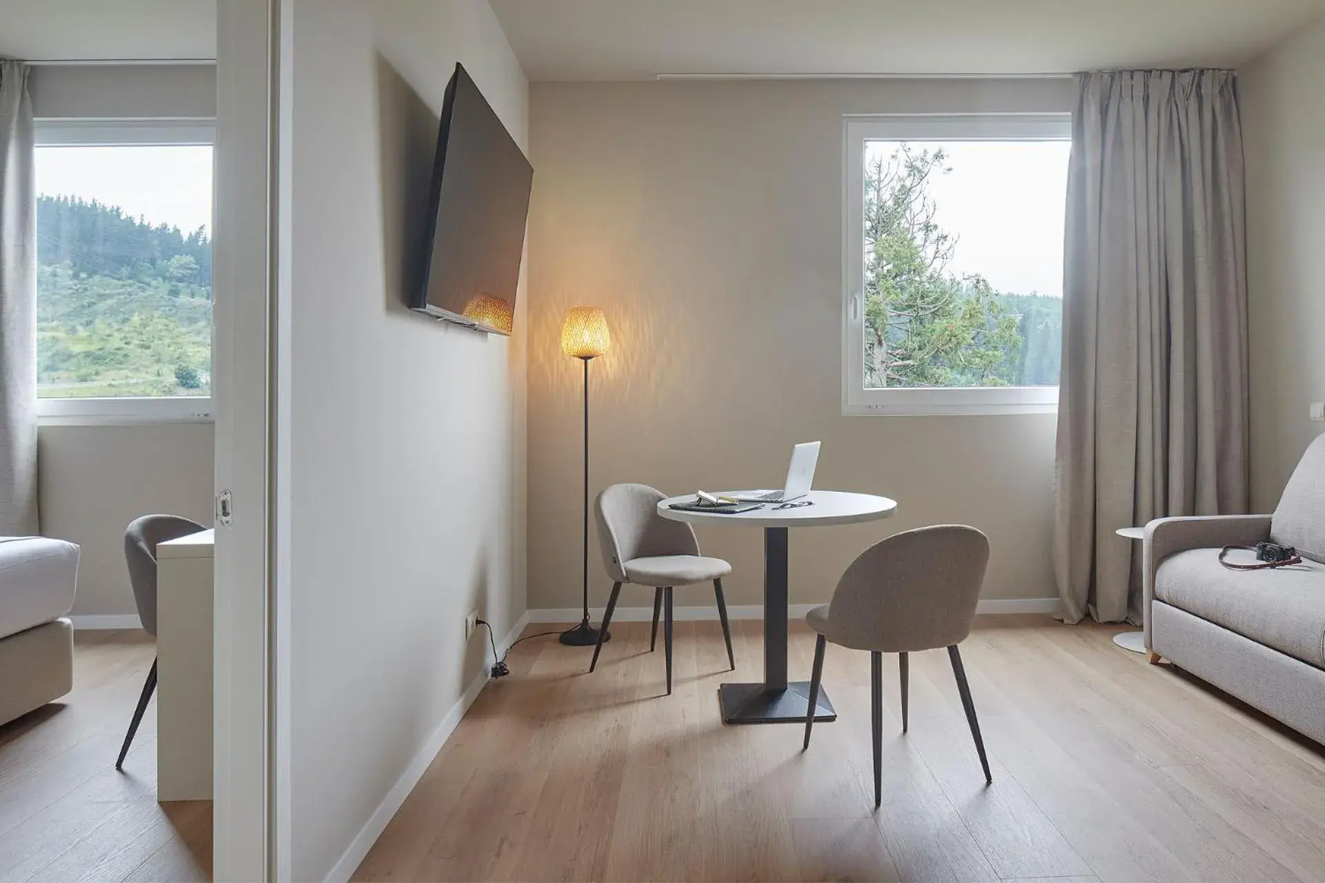 Living room in Hotel Sukha Living room in Hotel Sukha