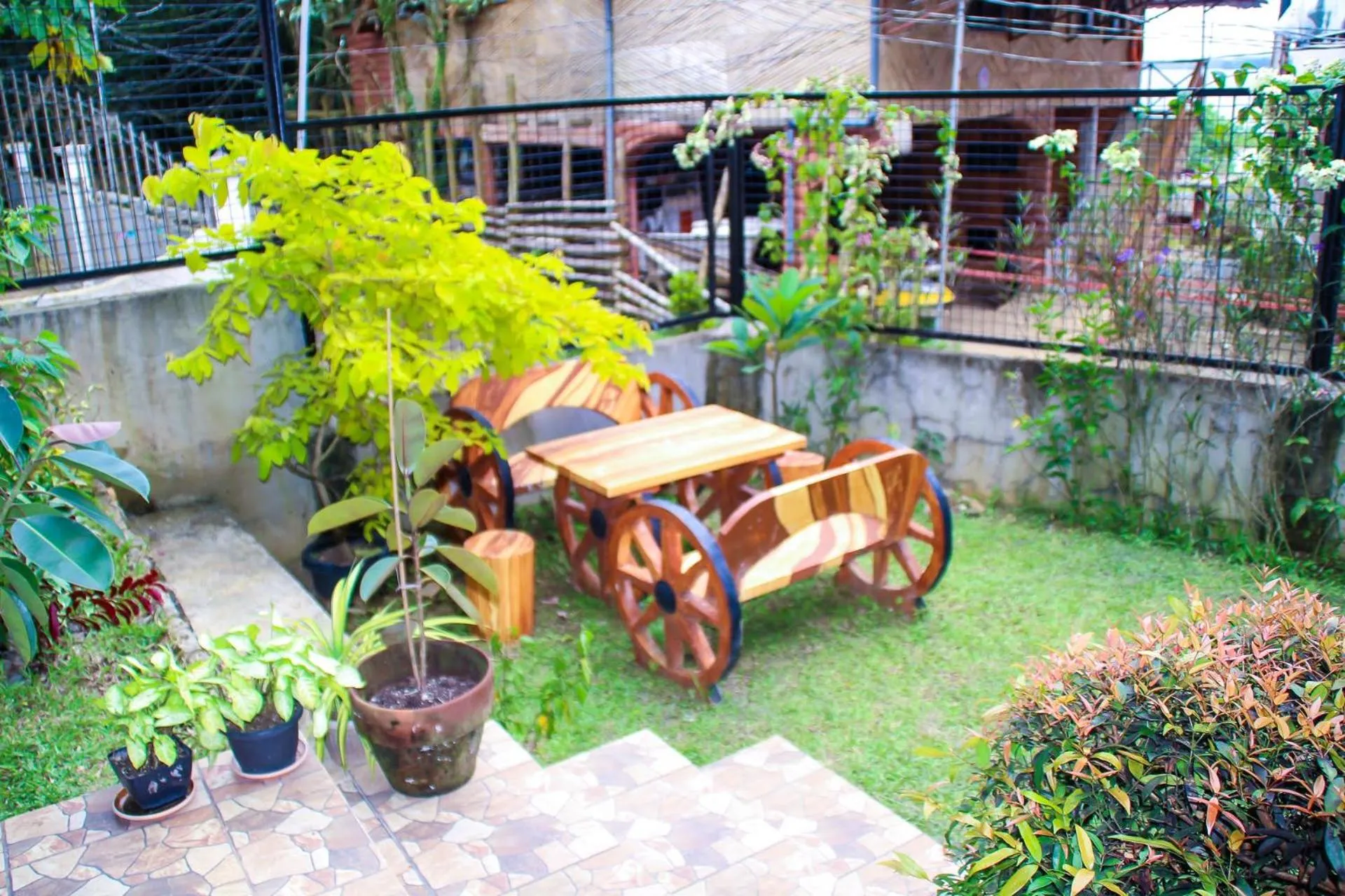 Garden in Camote's Lake Retreat