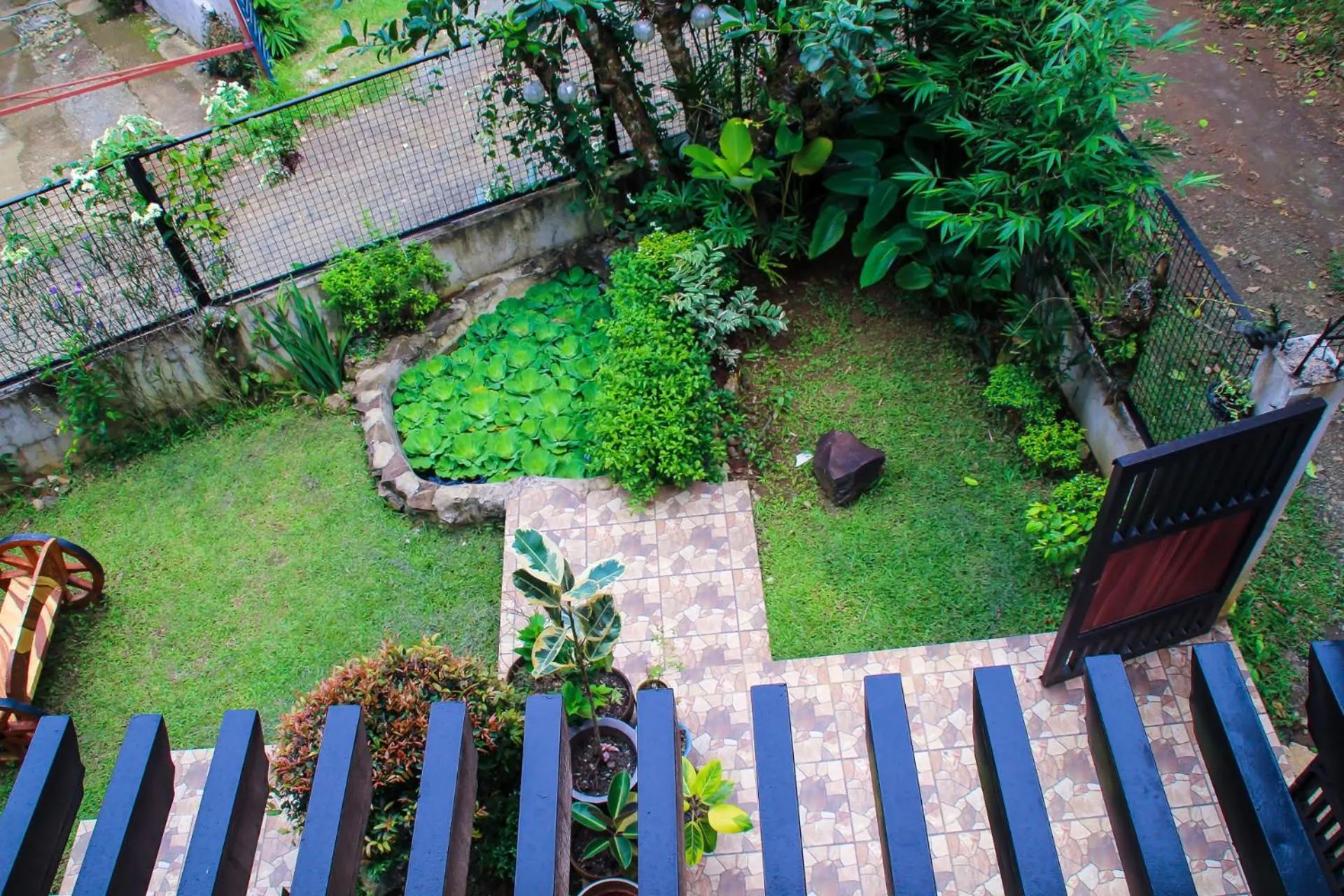 Garden in Camote's Lake Retreat