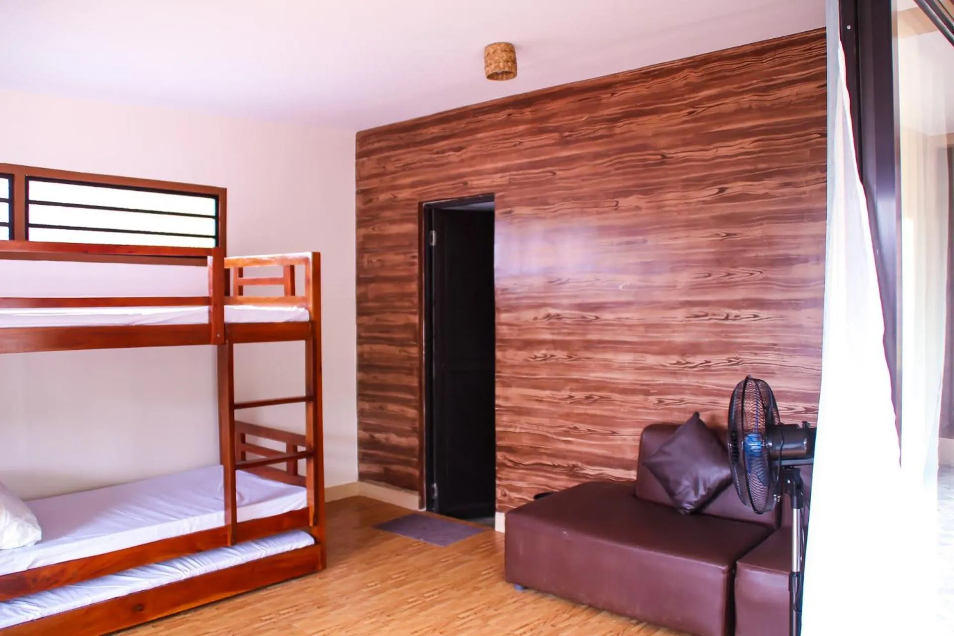 Bed in Camote's Lake Retreat