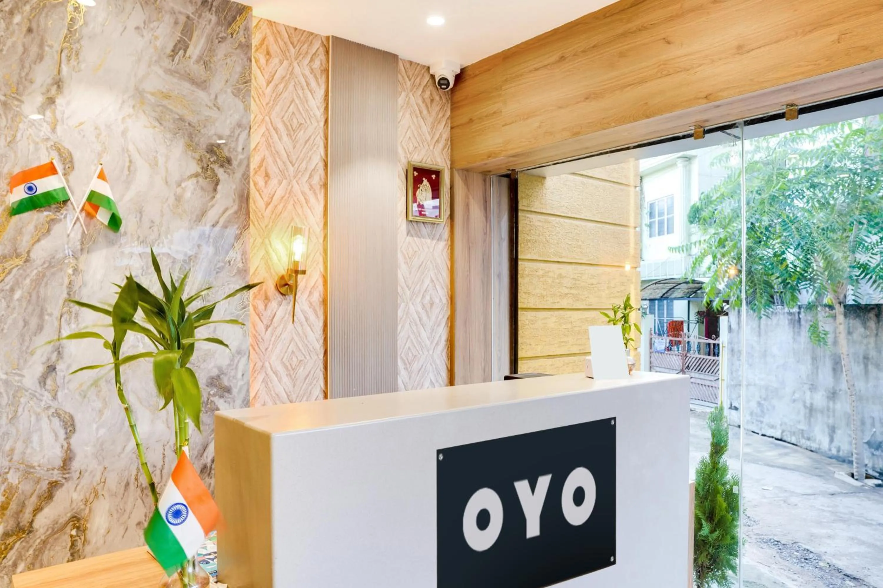 Lobby or reception in HOTEL O ANJANEY PALACE