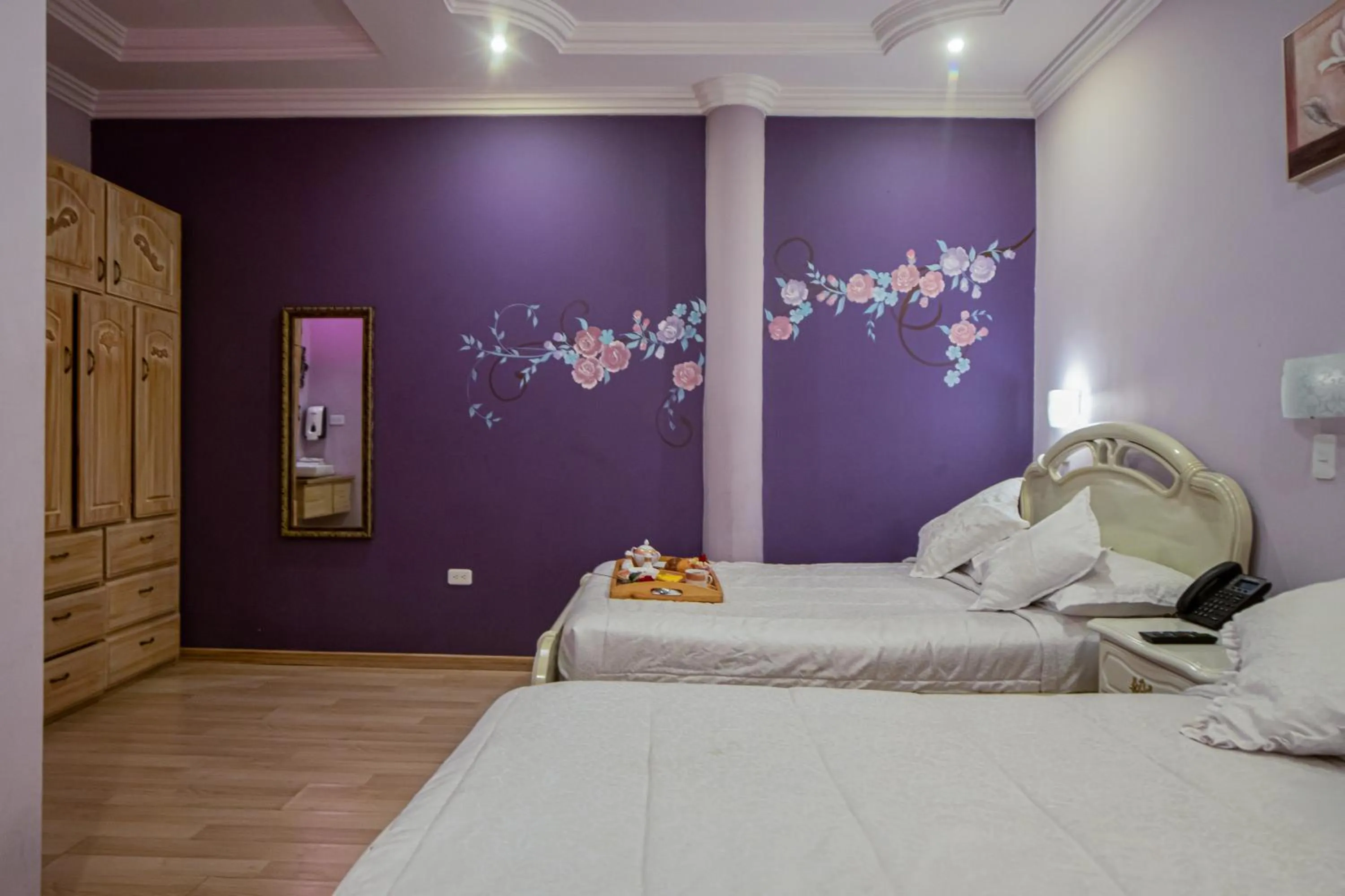 Bed in Hotel Boutique Casa Ruth en Cuenca