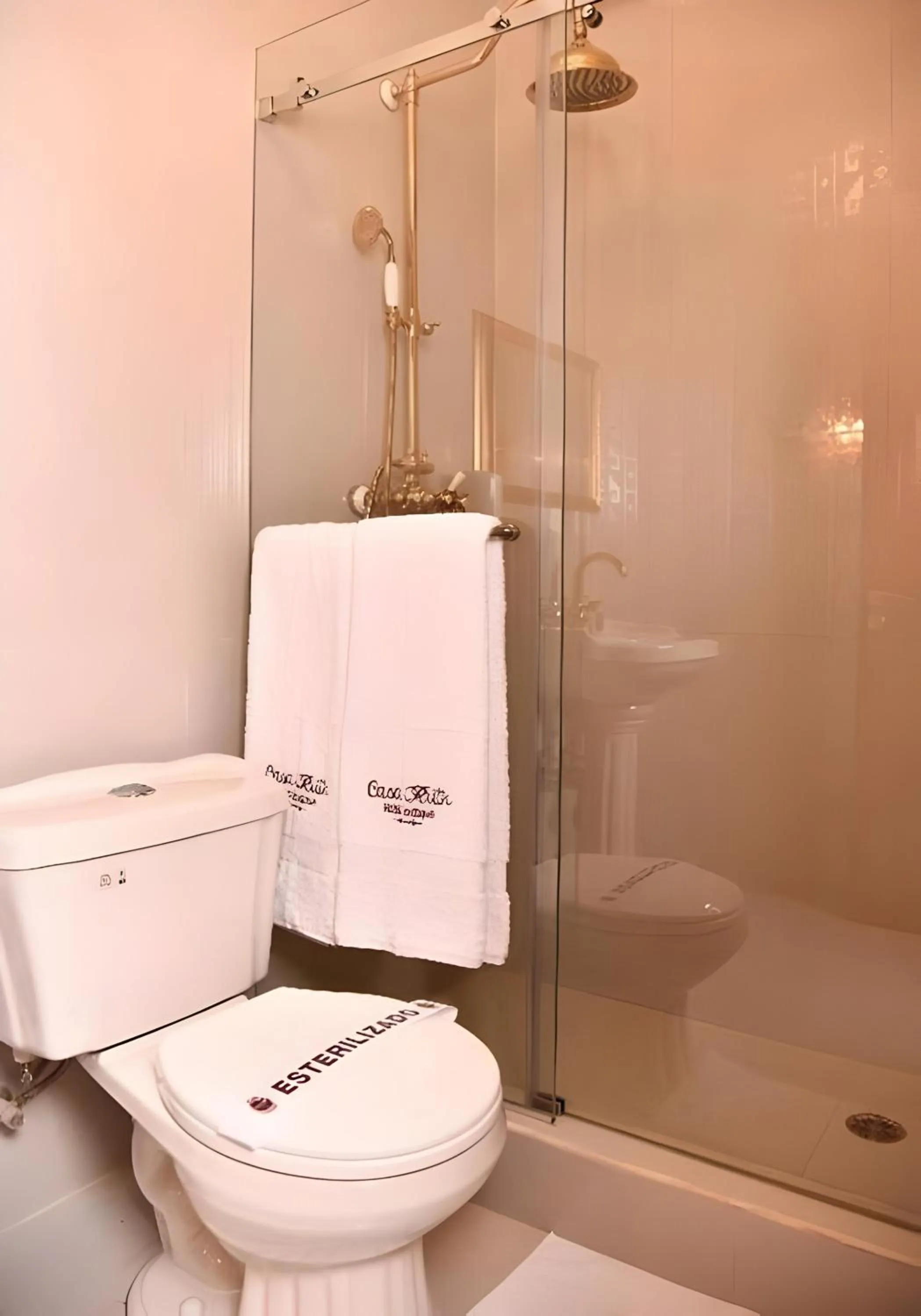 Shower in Hotel Boutique Casa Ruth en Cuenca