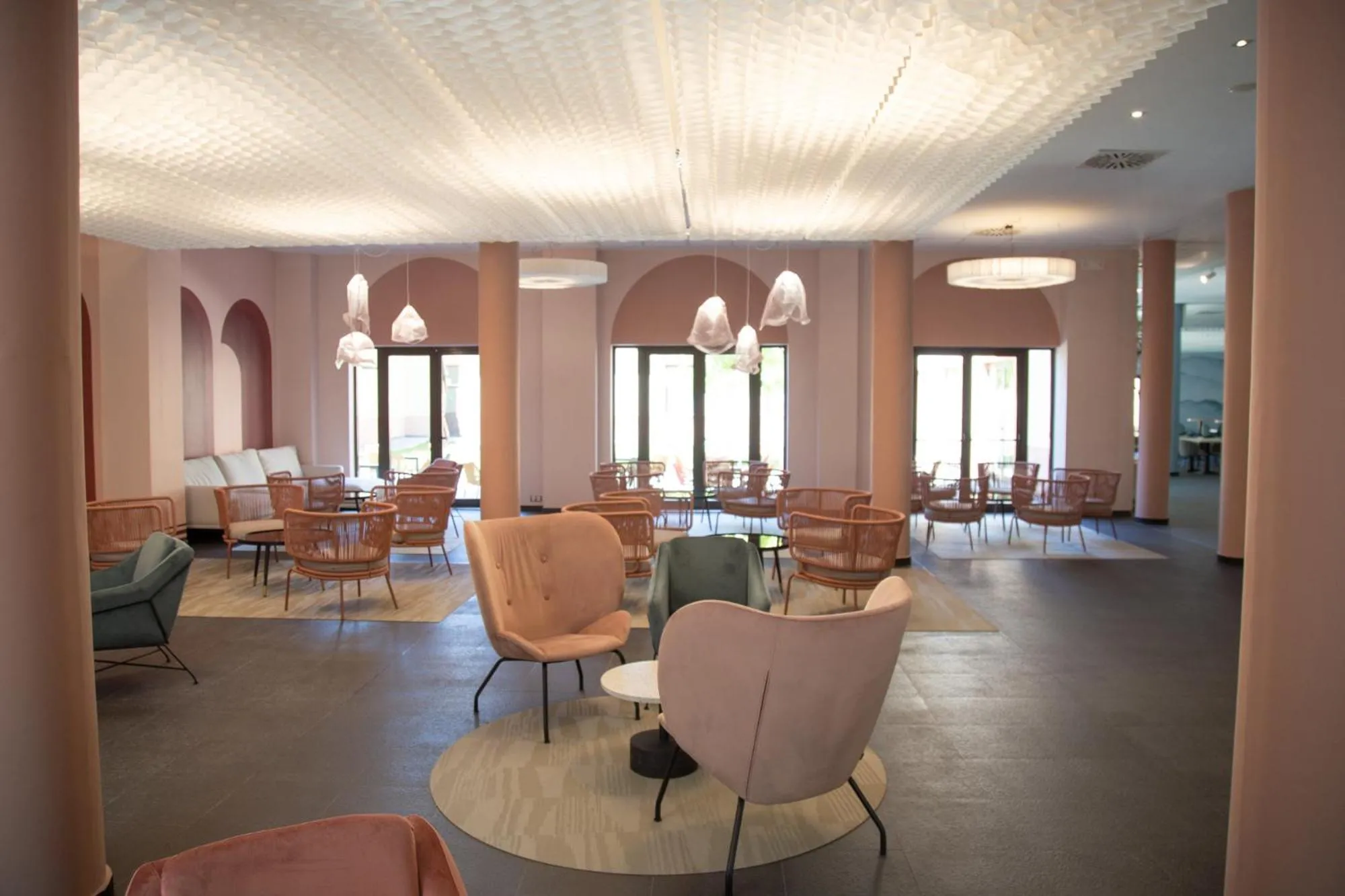 Lobby or reception in Hotel Real Balneario Carlos III