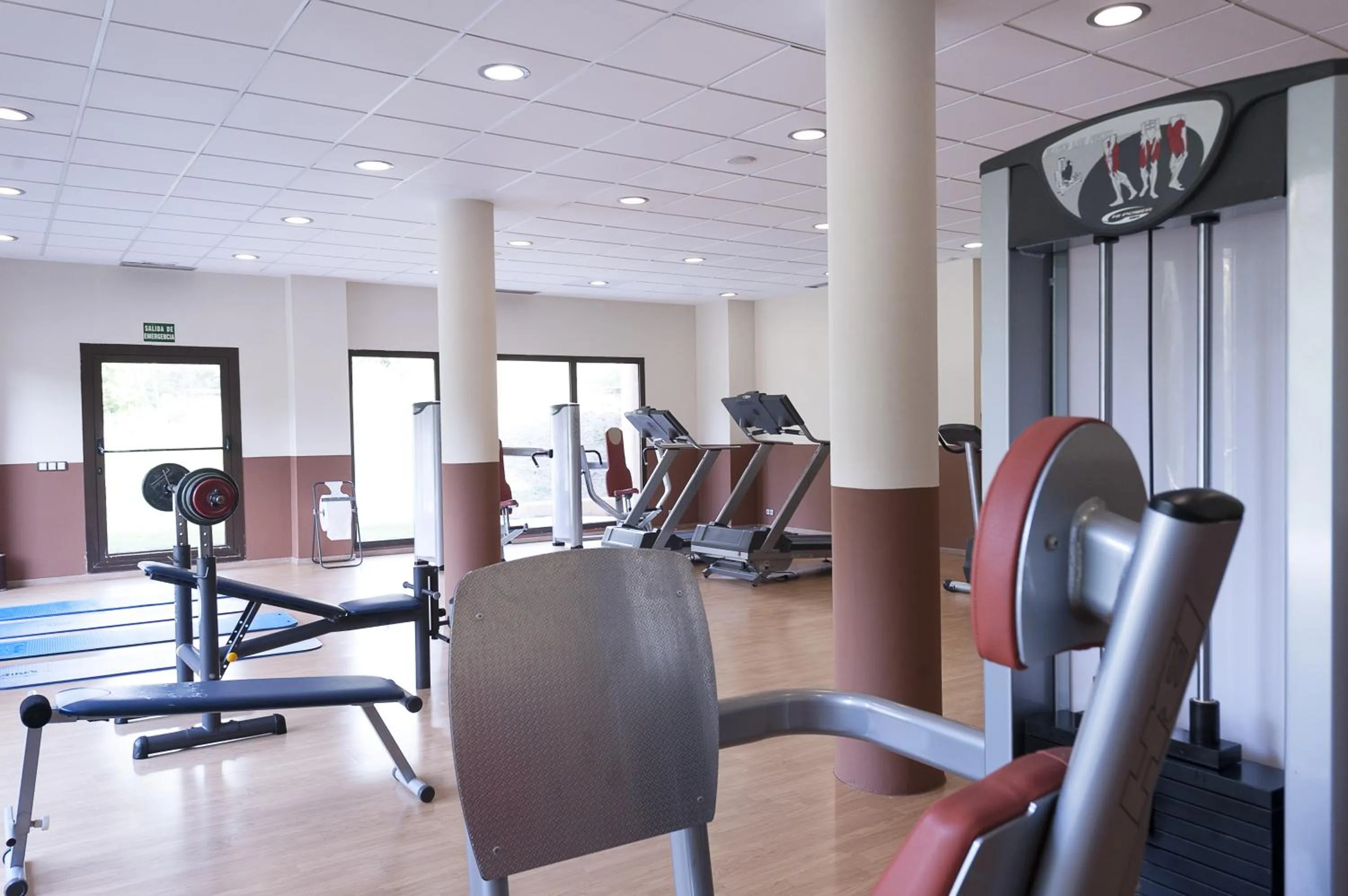 Fitness centre/facilities in Hotel Real Balneario Carlos III
