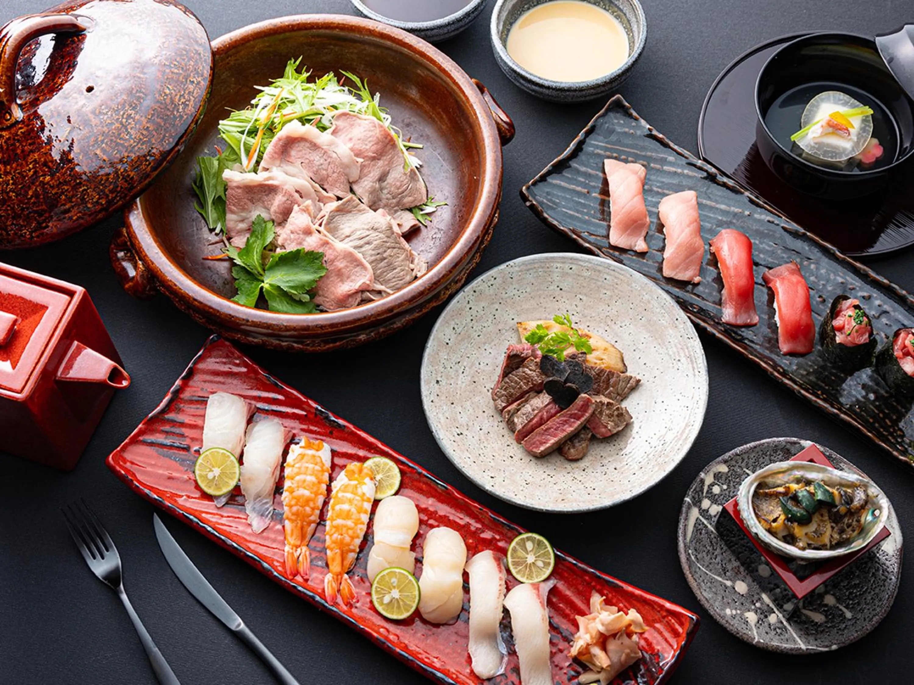 Restaurant/places to eat in APA Hotel & Resort Osaka Namba Ekimae Tower